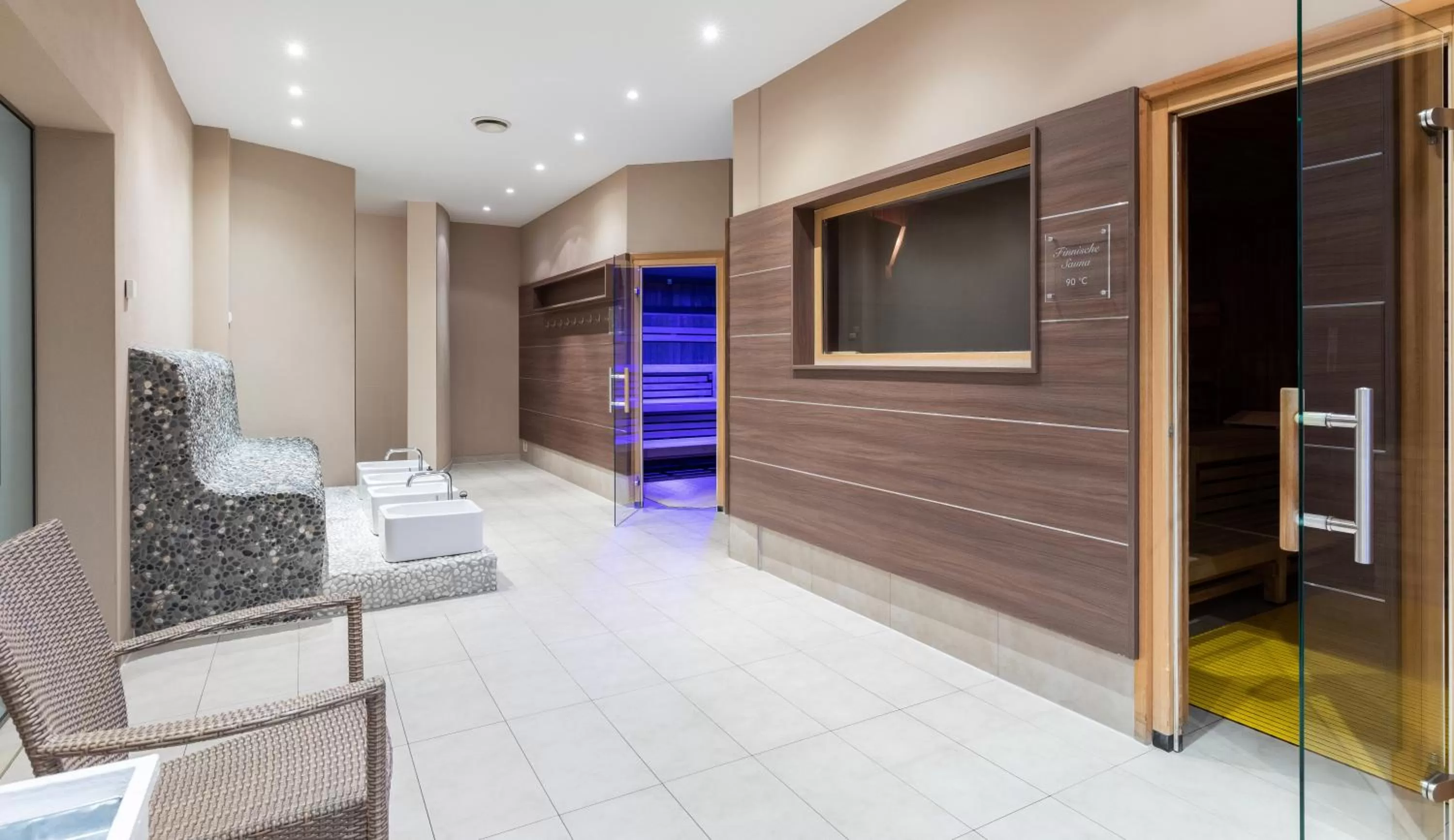 Sauna in Strandhafer Aparthotel