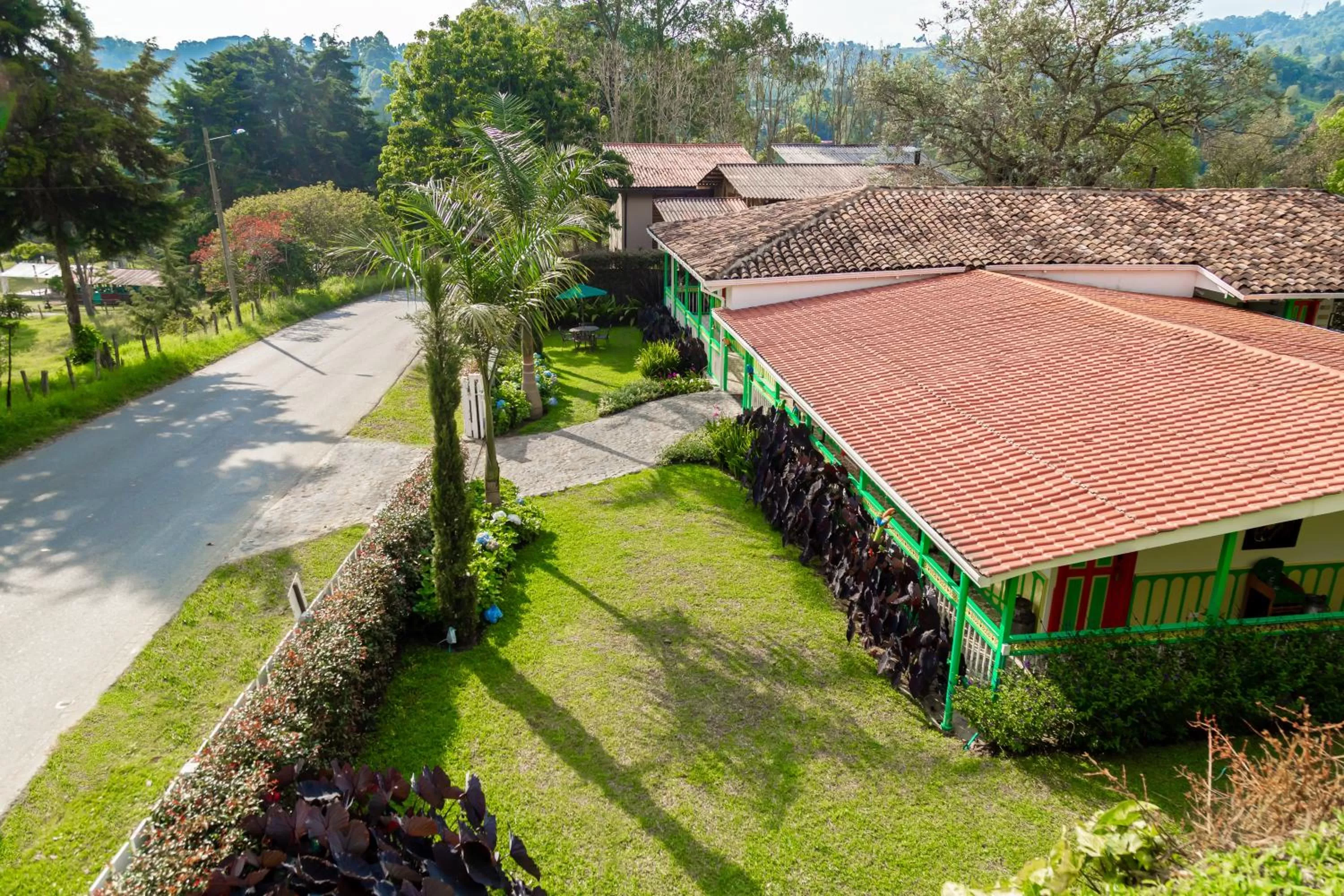 Property building in Hotel Mirador de Boquia Salento