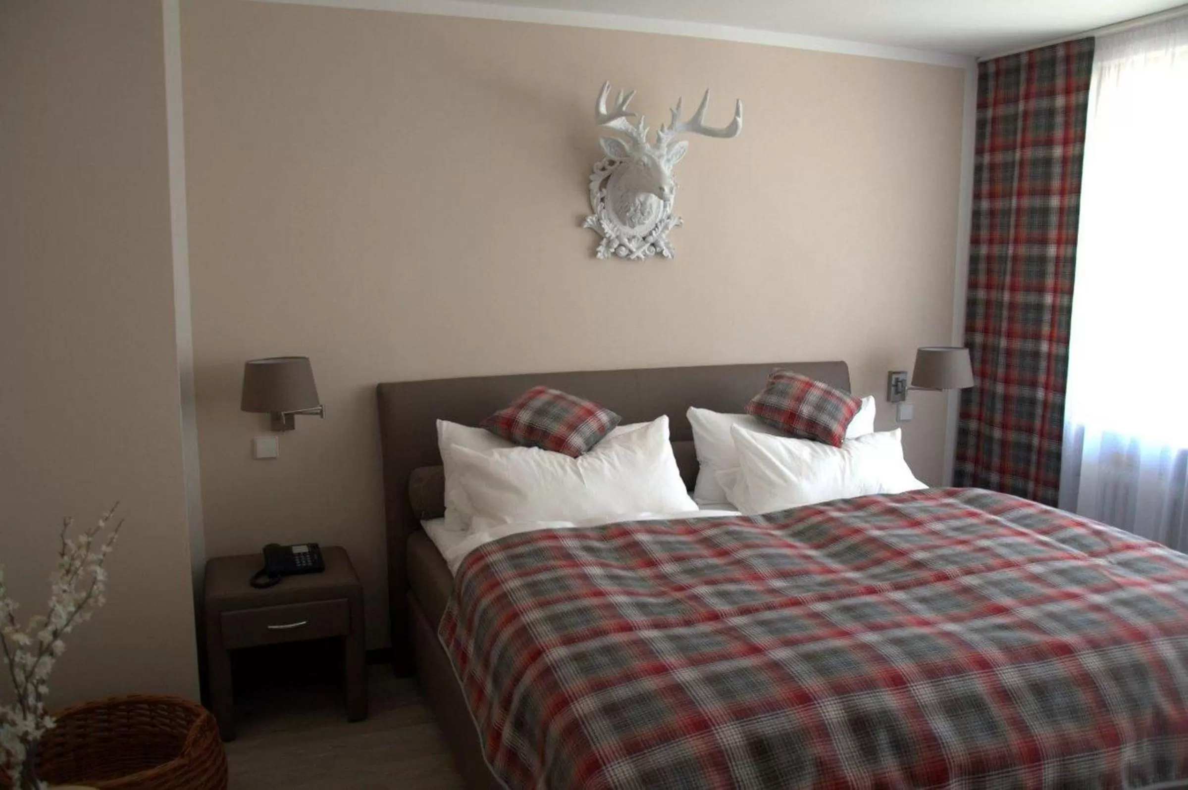 Bedroom, Bed in Hotel Garni Café Räpple