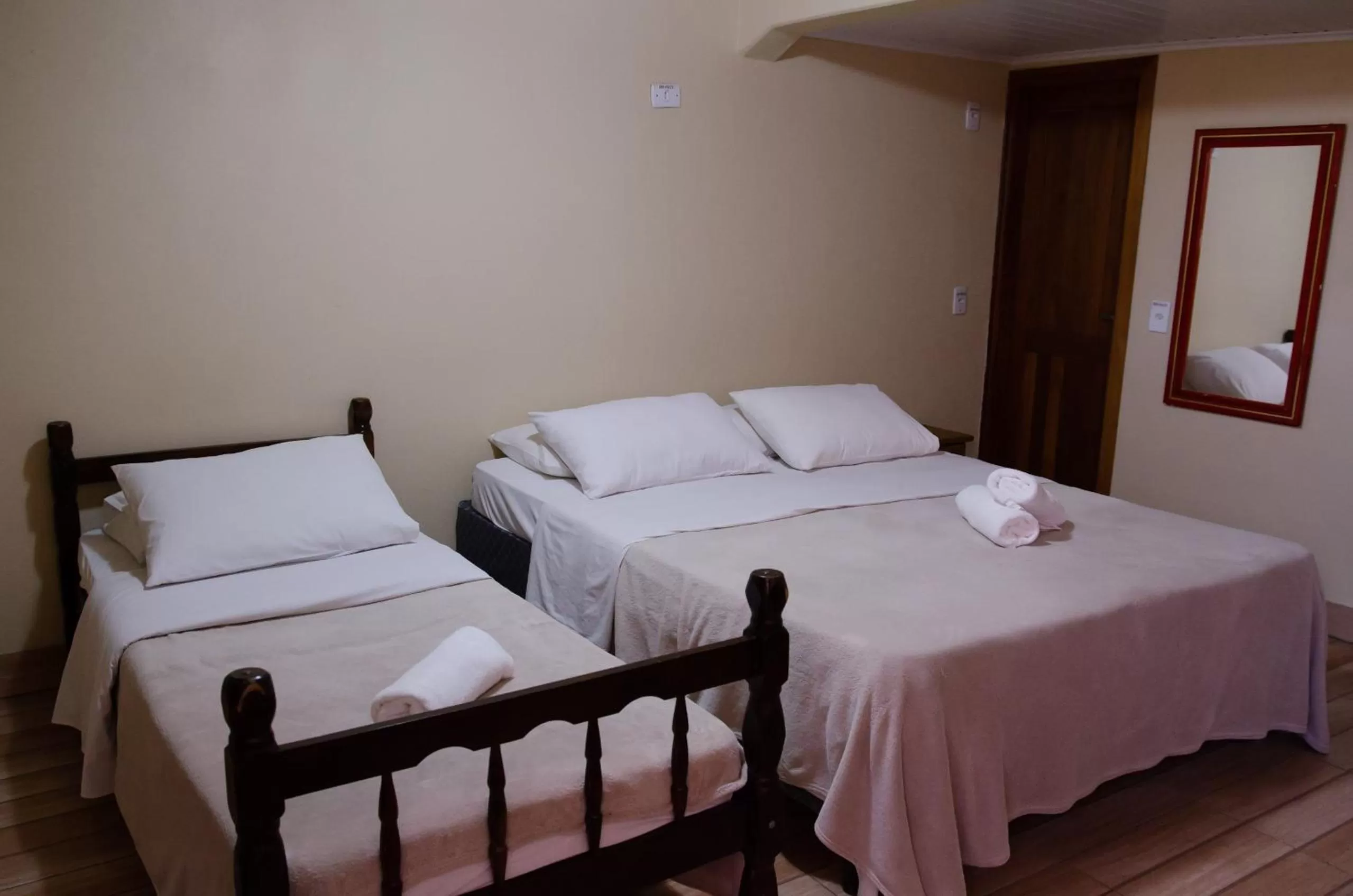 Bed in Pousada Barth