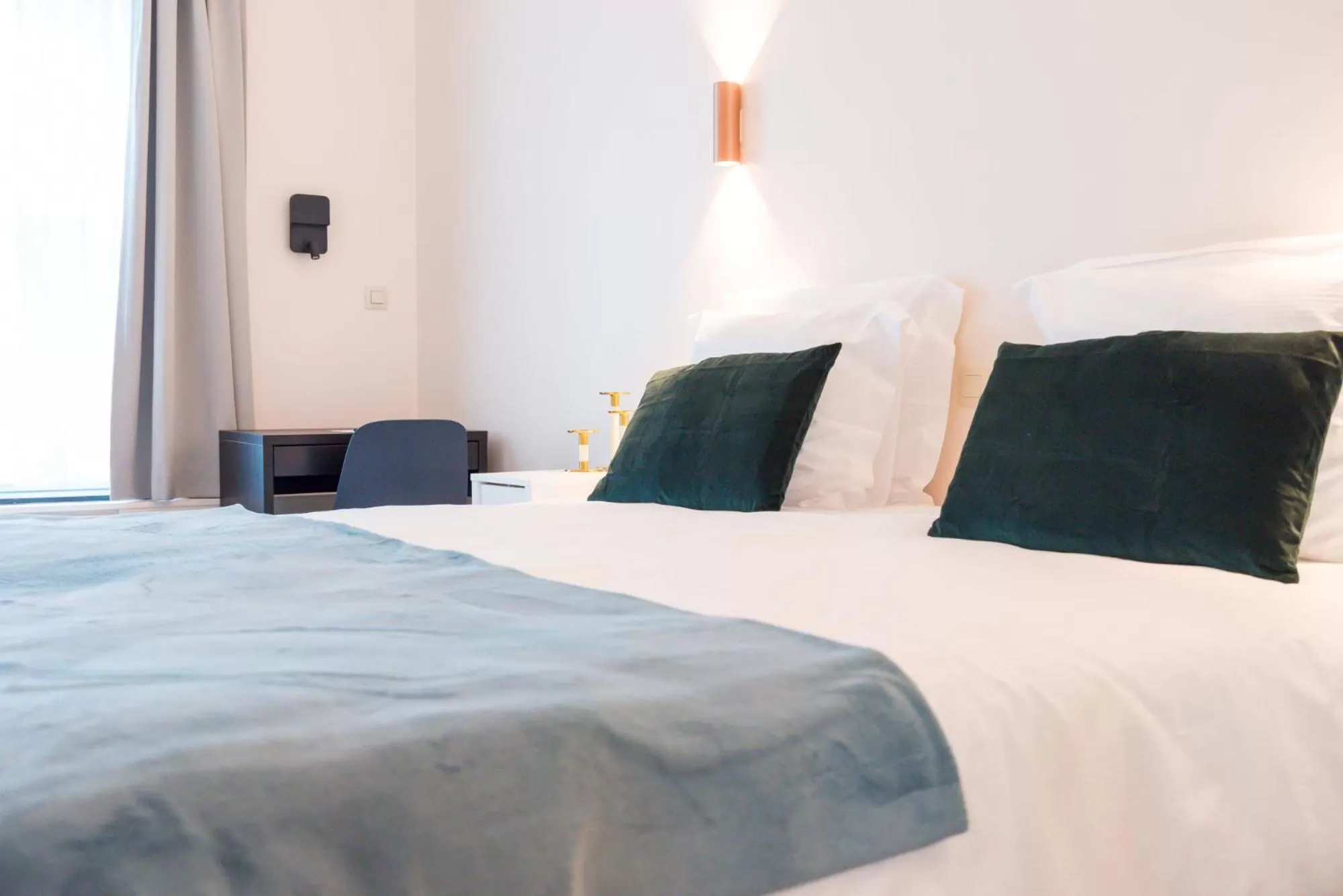 Bed in Hôtel Imperi'Ale