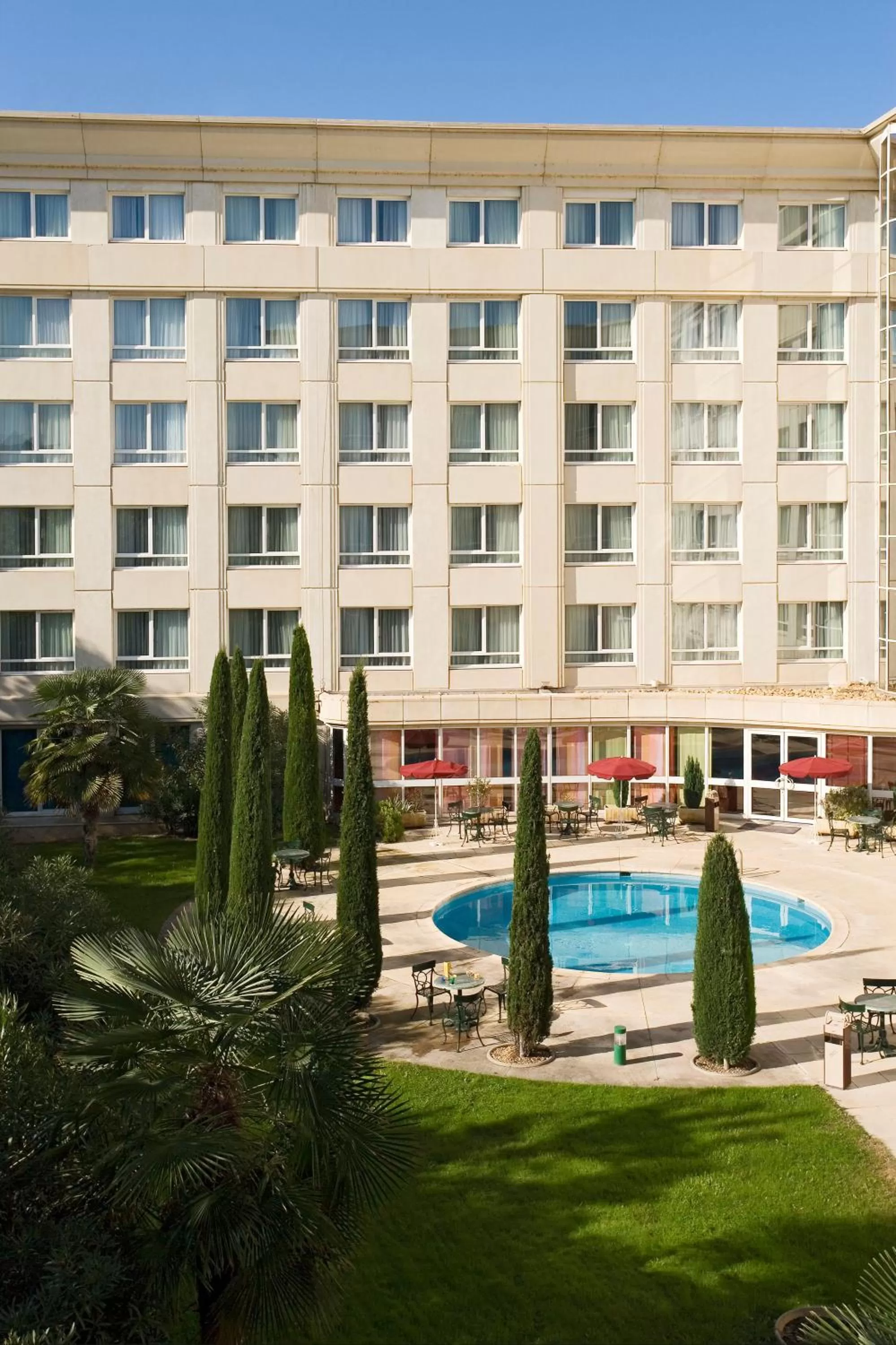 Patio in Novotel Suites Montpellier Antigone
