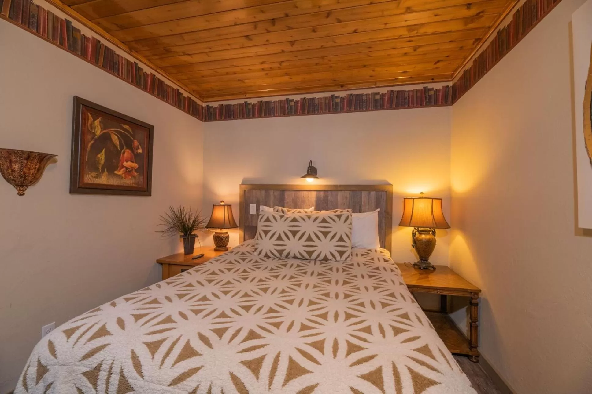 Bed in Black Forest Lodge