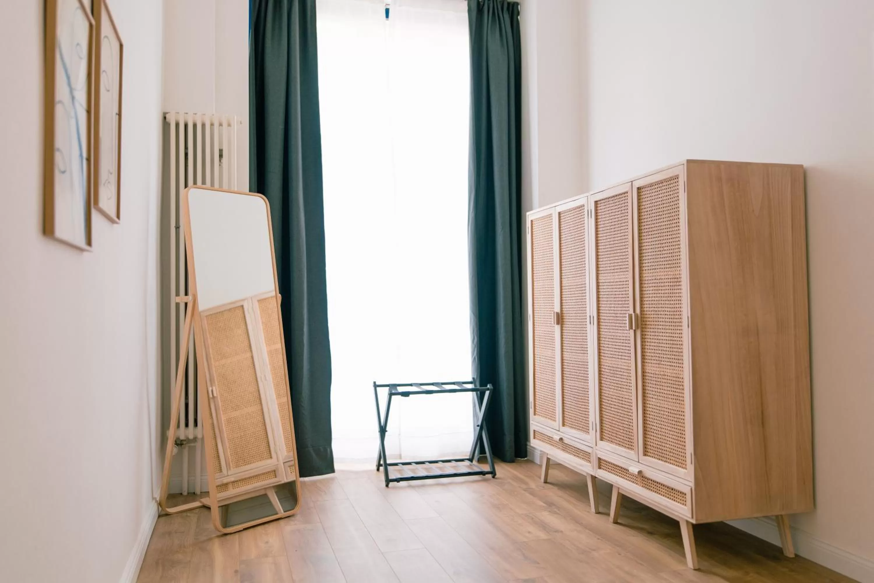 wardrobe in The Weinert Suites