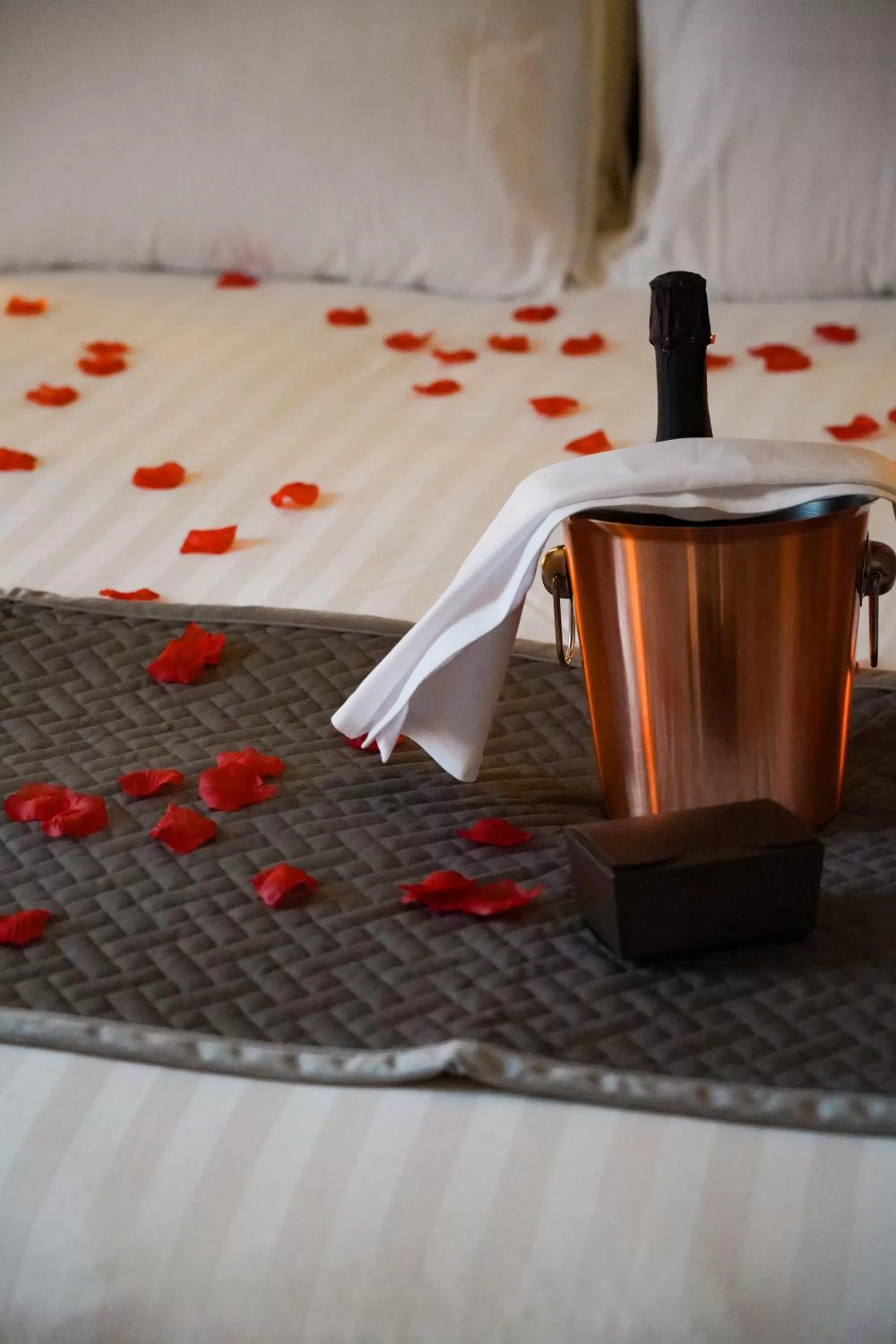 Decorative detail, Bed in Great North Hotel