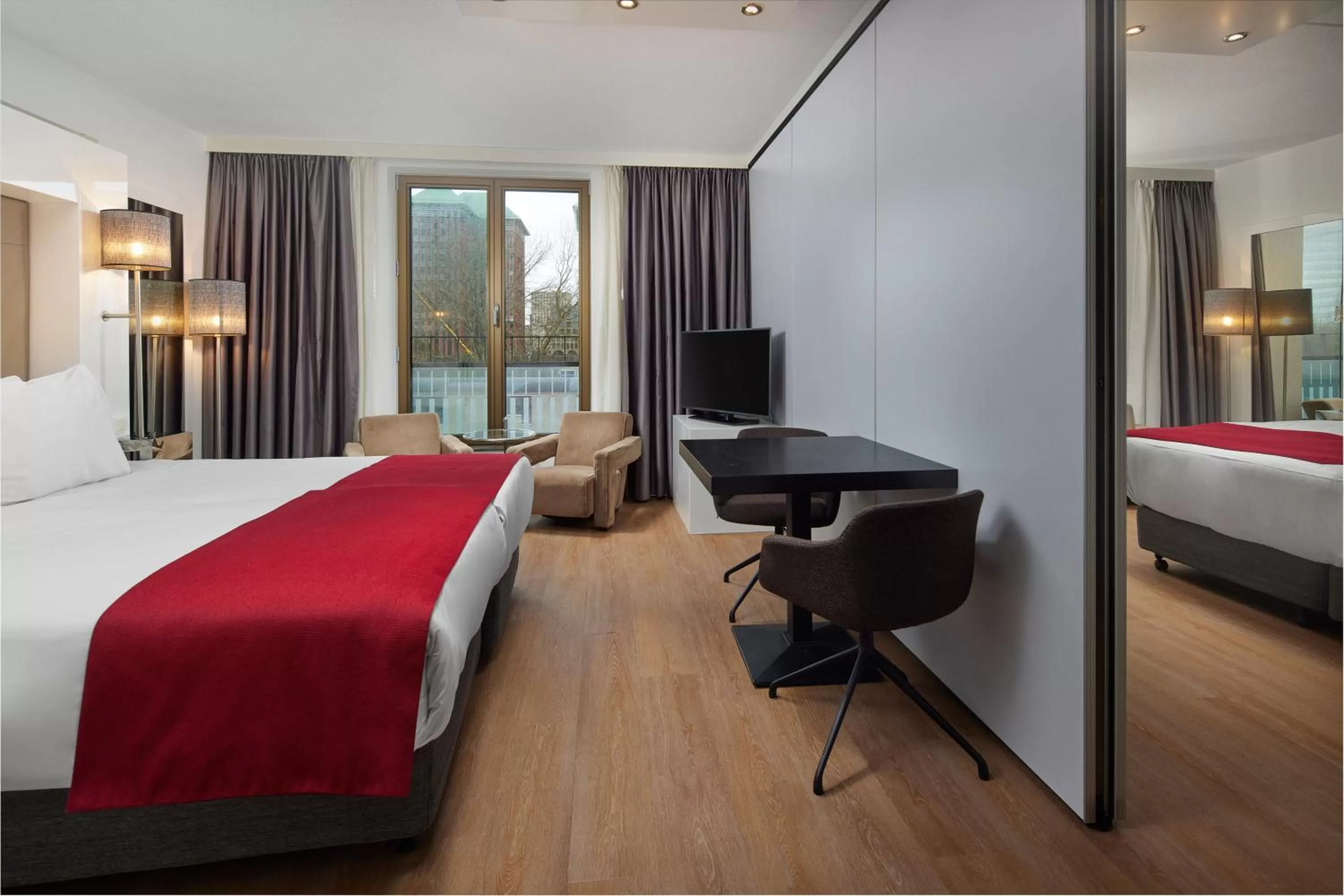 Bedroom, Bed in WestCord Fashion Hotel Amsterdam