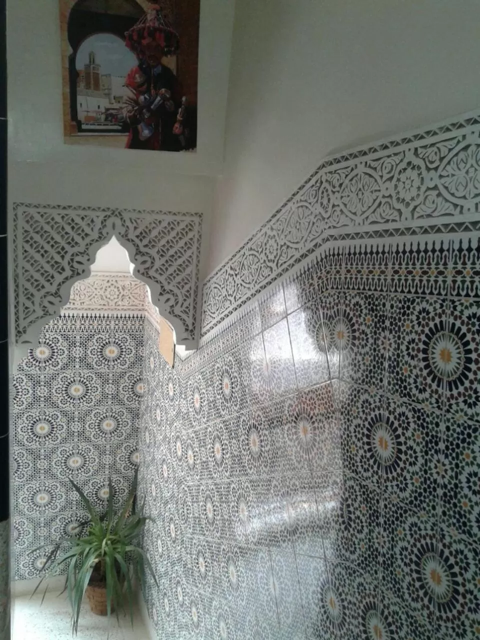 Bed in Riad Oum Ellkhir
