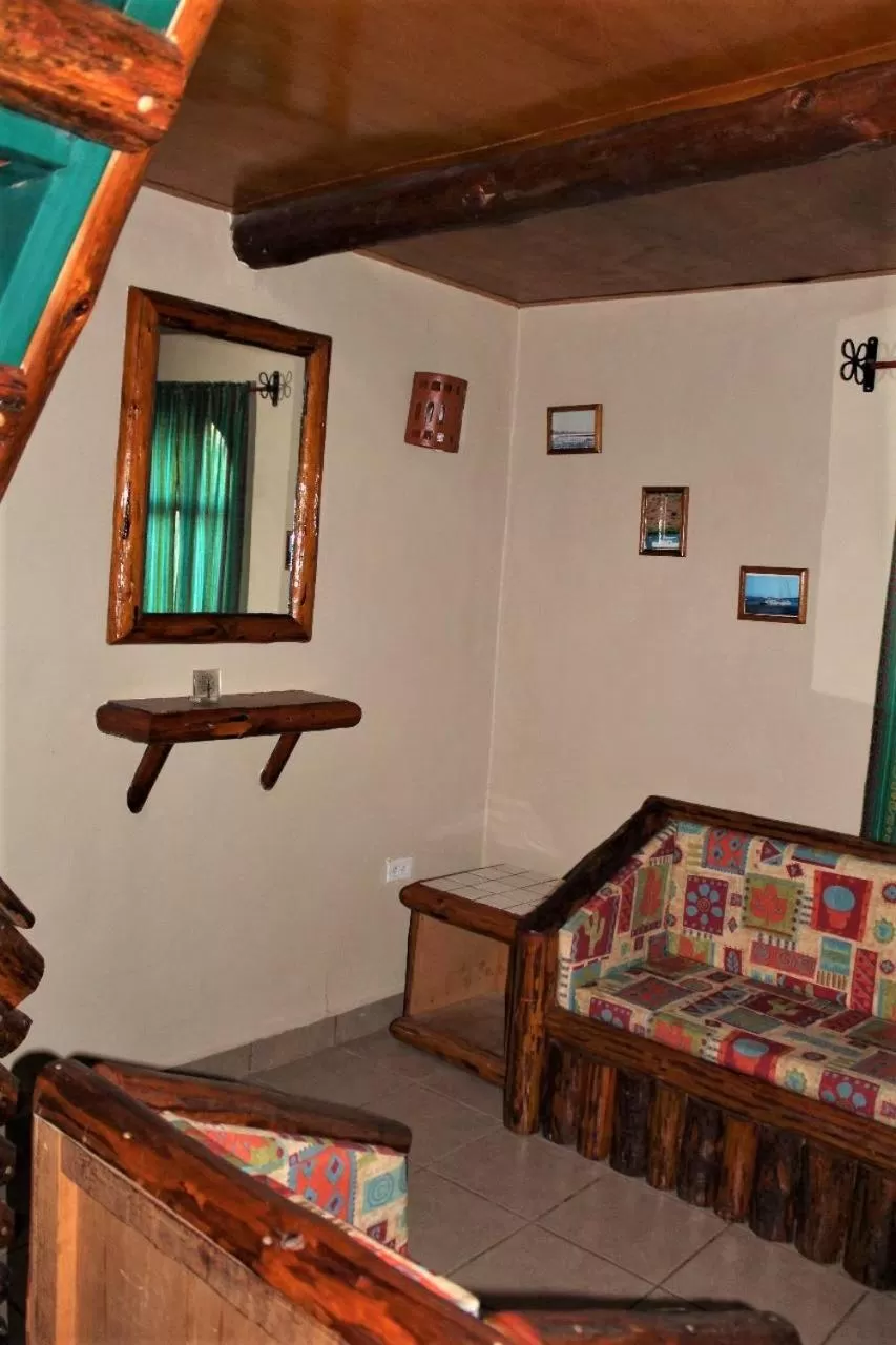 Bed in Cabañas Rústicas El Benny by Rotamundos