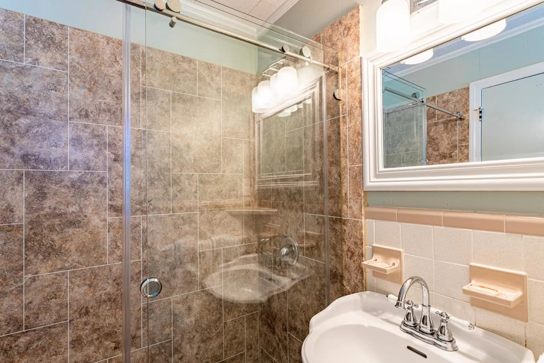 Bathroom in Island Motel OBX