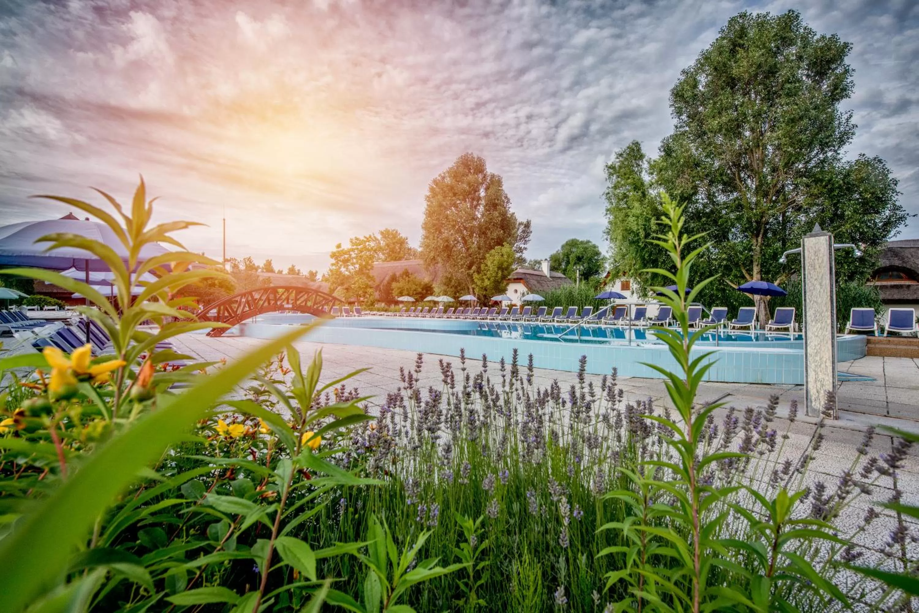Pool view in Club Dobogómajor superior