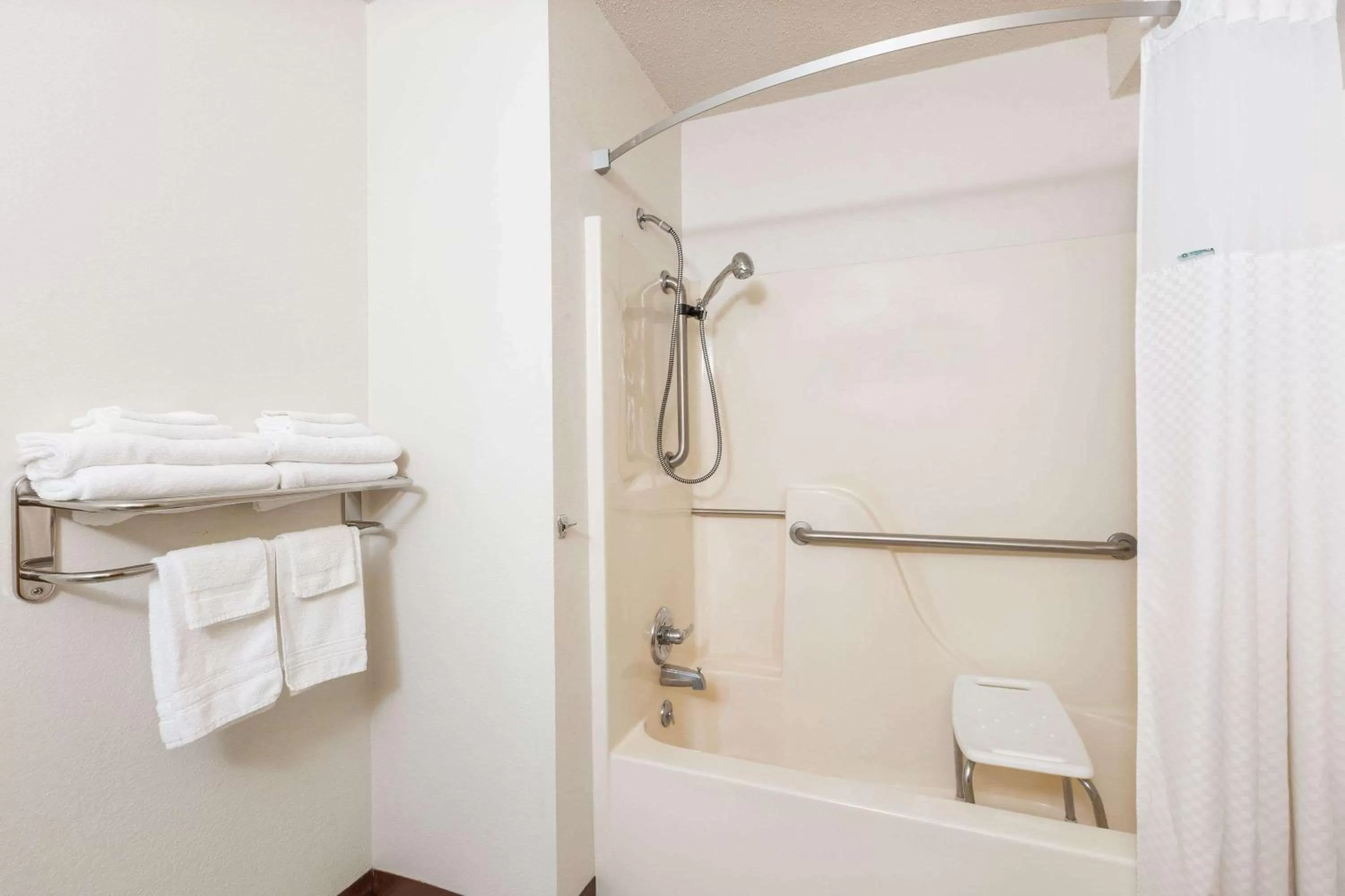 Bathroom in Super 8 by Wyndham Storm Lake