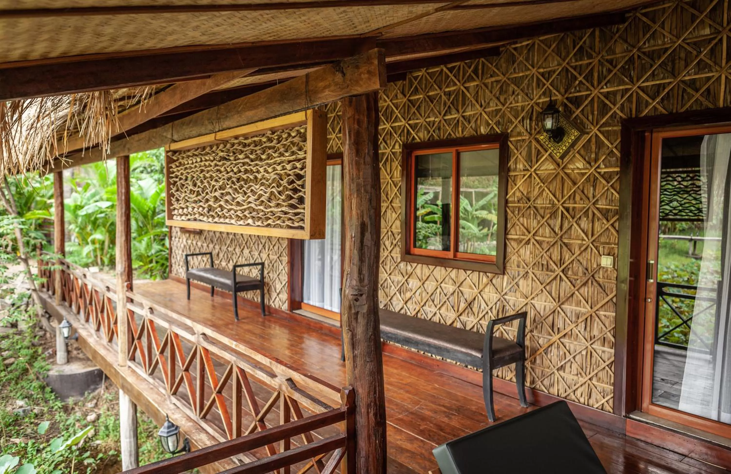 Balcony/Terrace in Authentic Khmer Village Resort