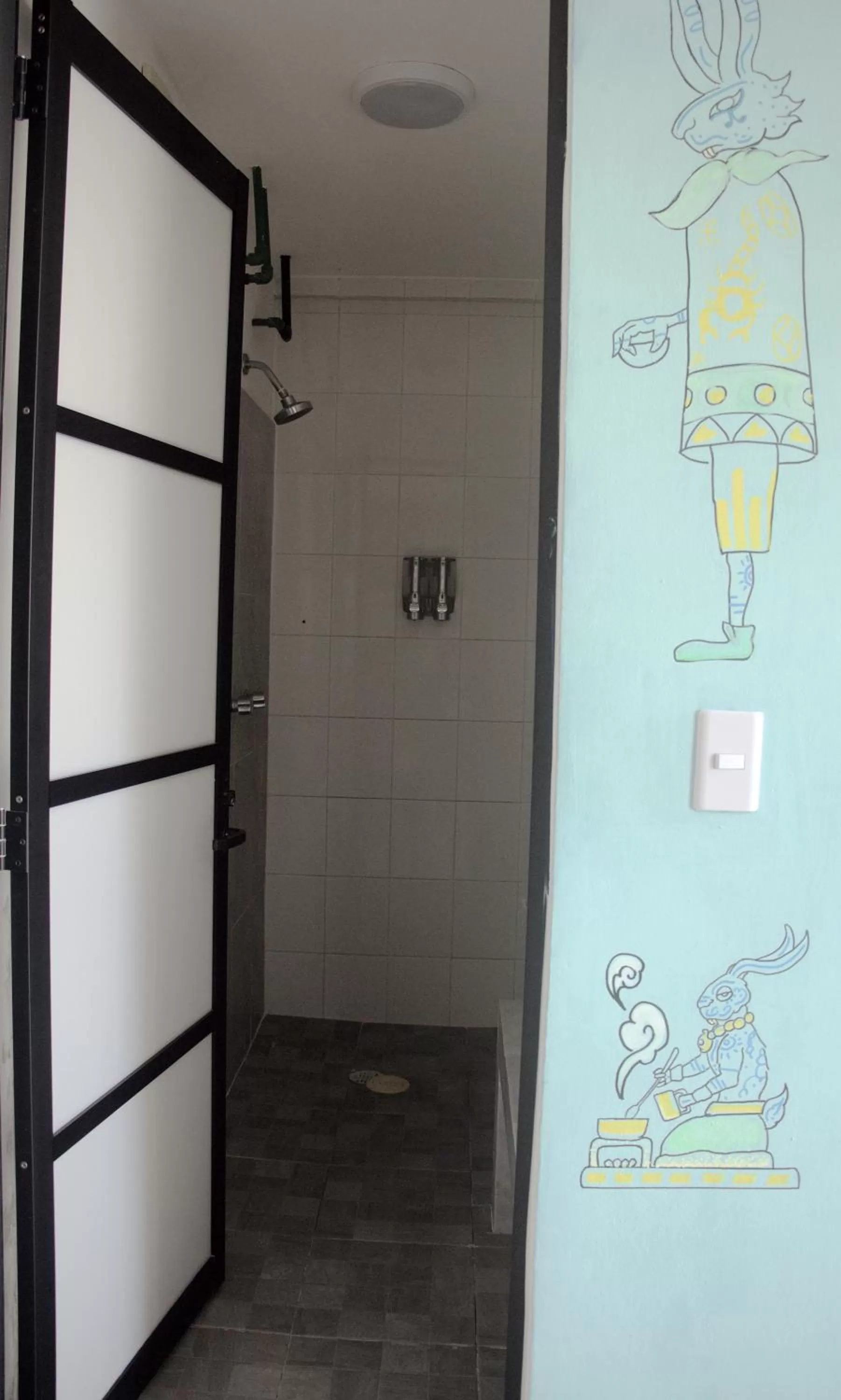 Shower, Bathroom in Hotel & Hostal Casa de Luz Cancun