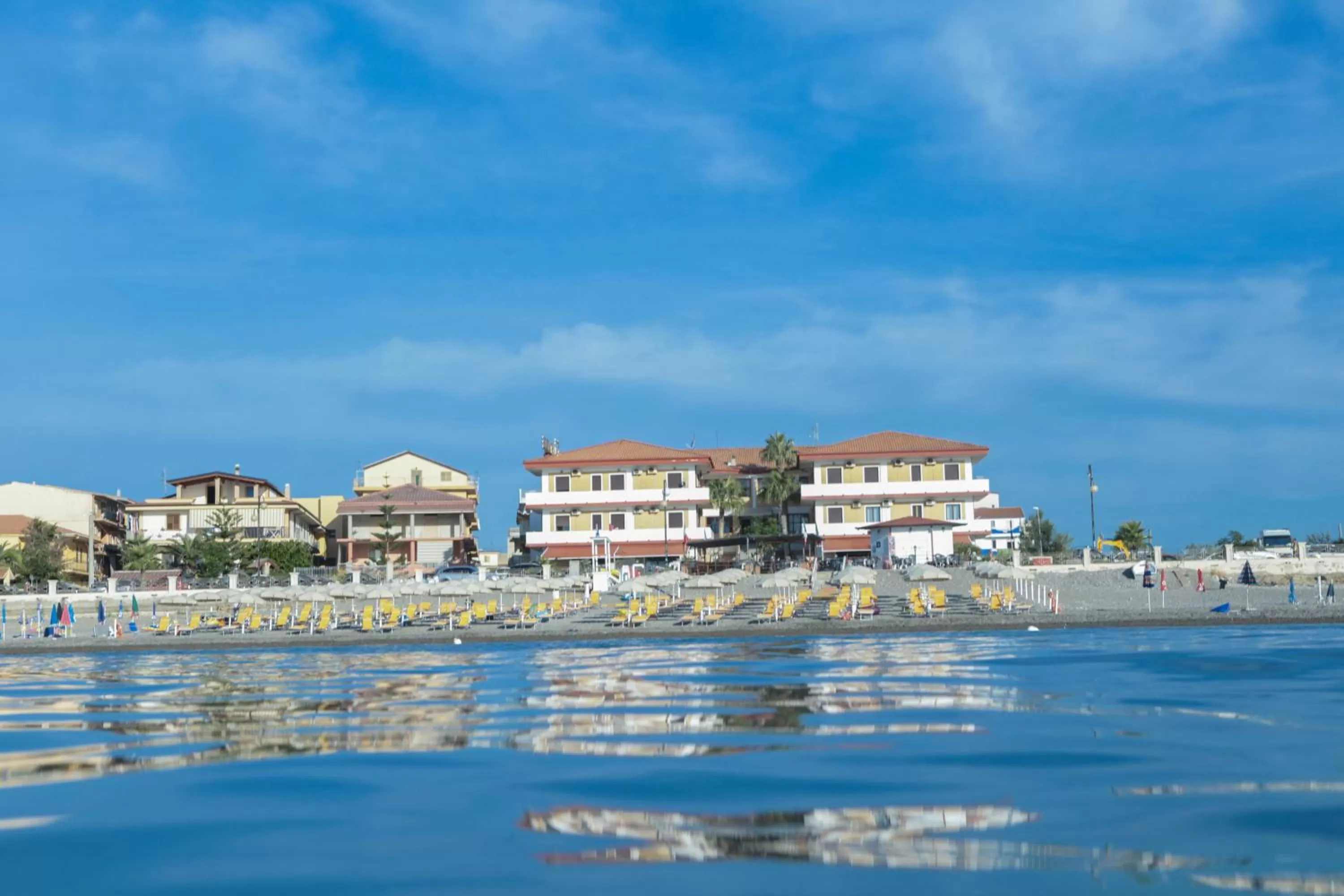 Beach in Hotel Miramare