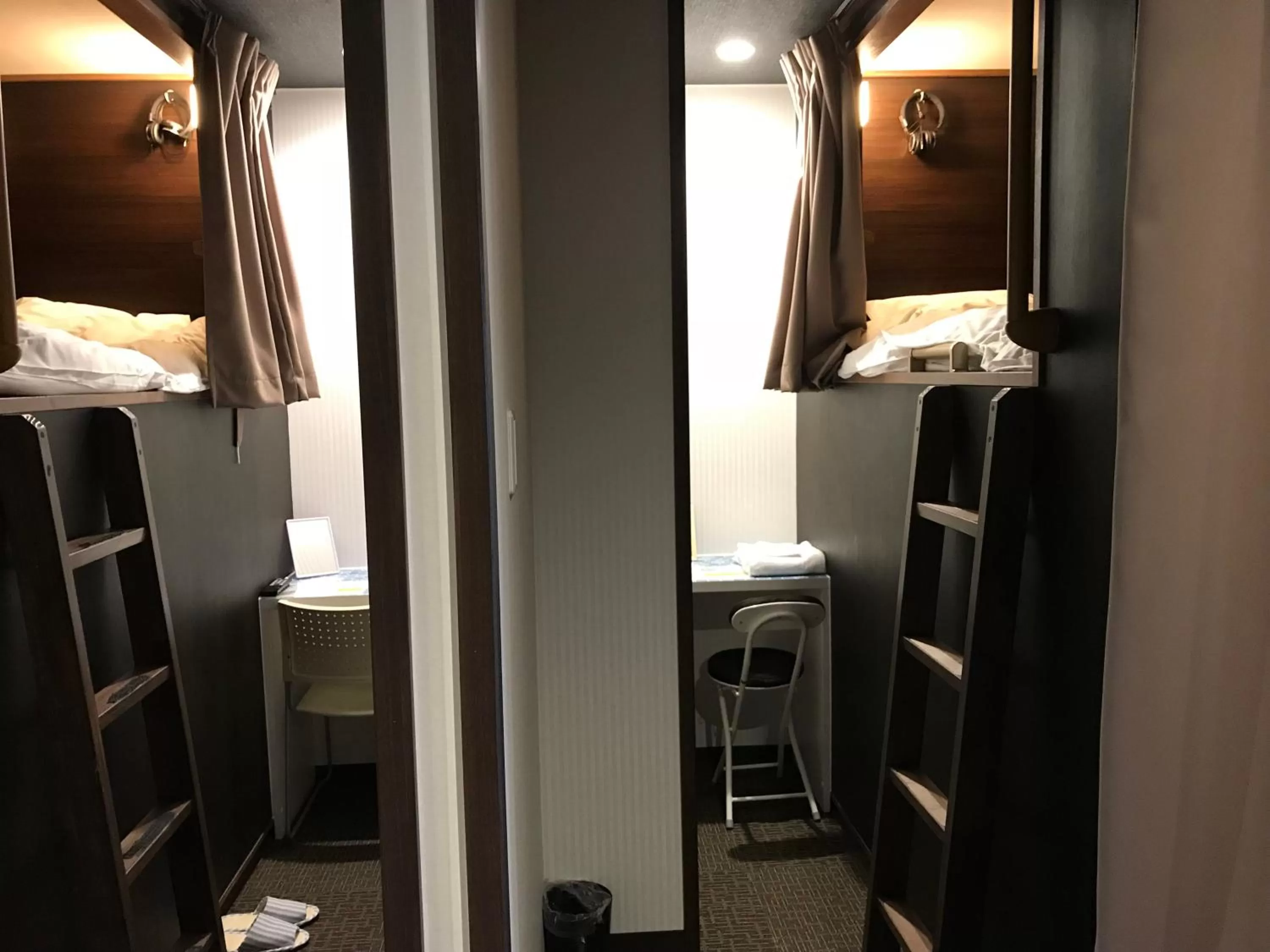 Bed in Hotel Famitic Nikko Station