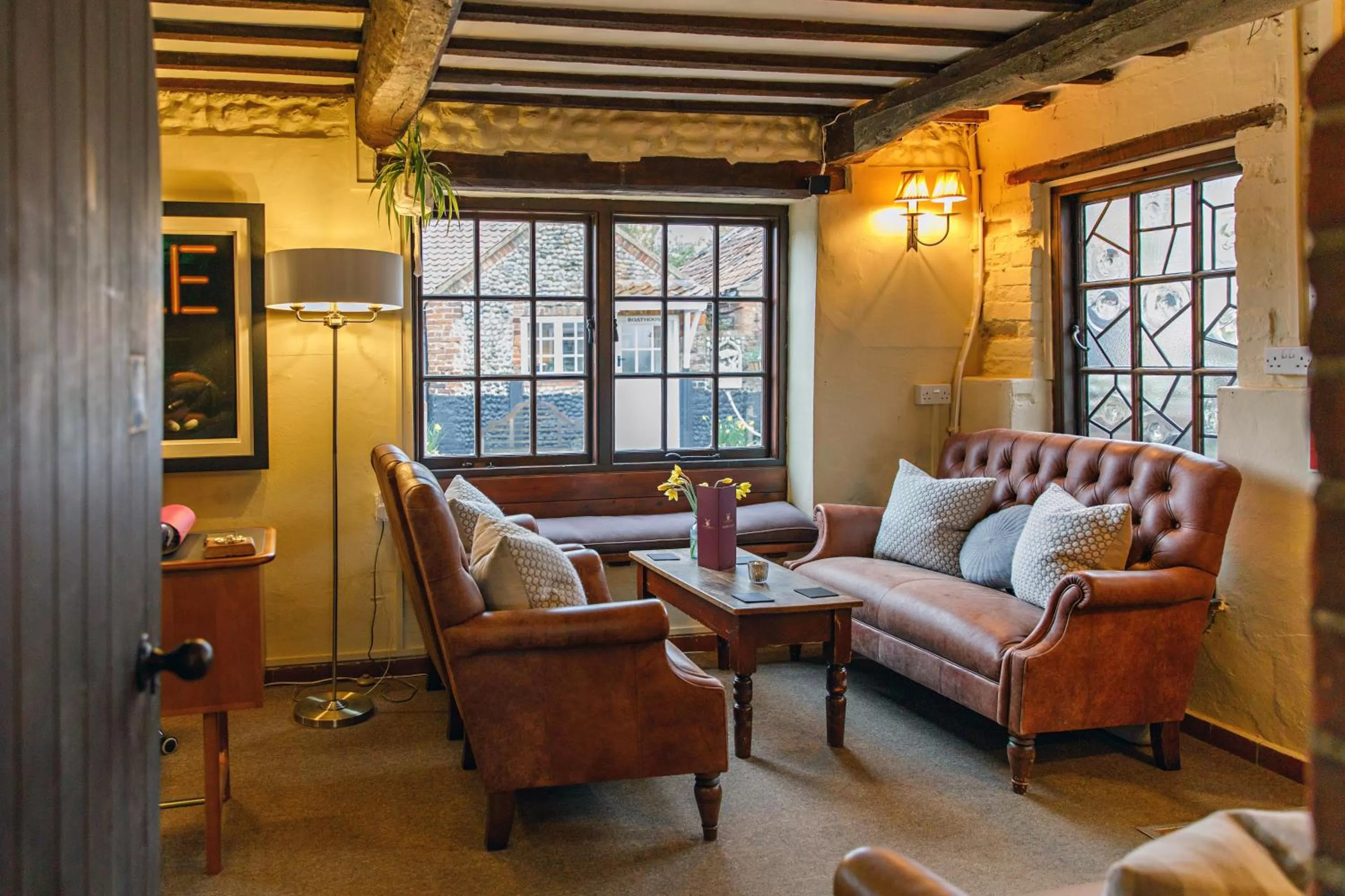 Living room in Cley Windmill