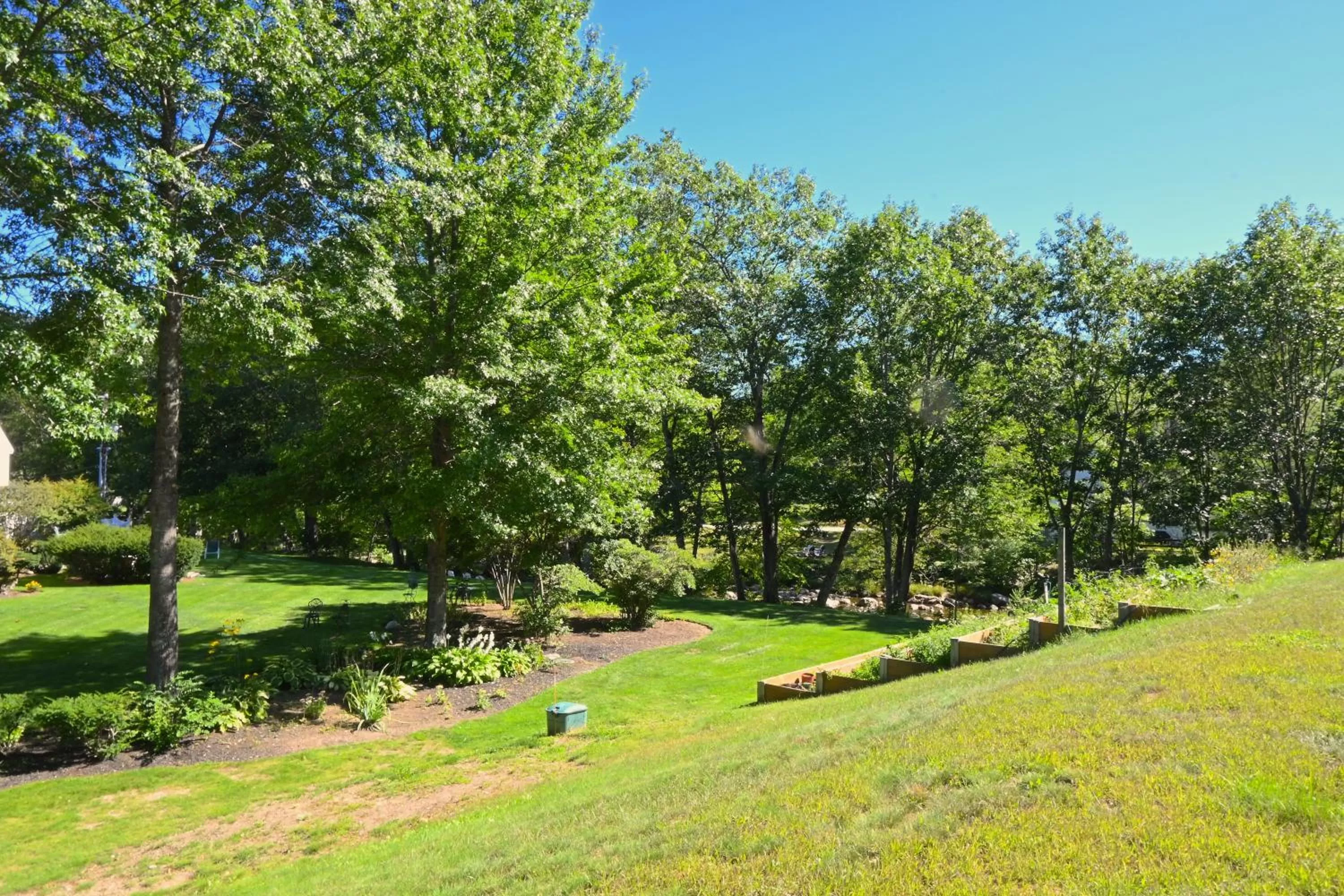 Garden view in The Lodge at Jackson Village