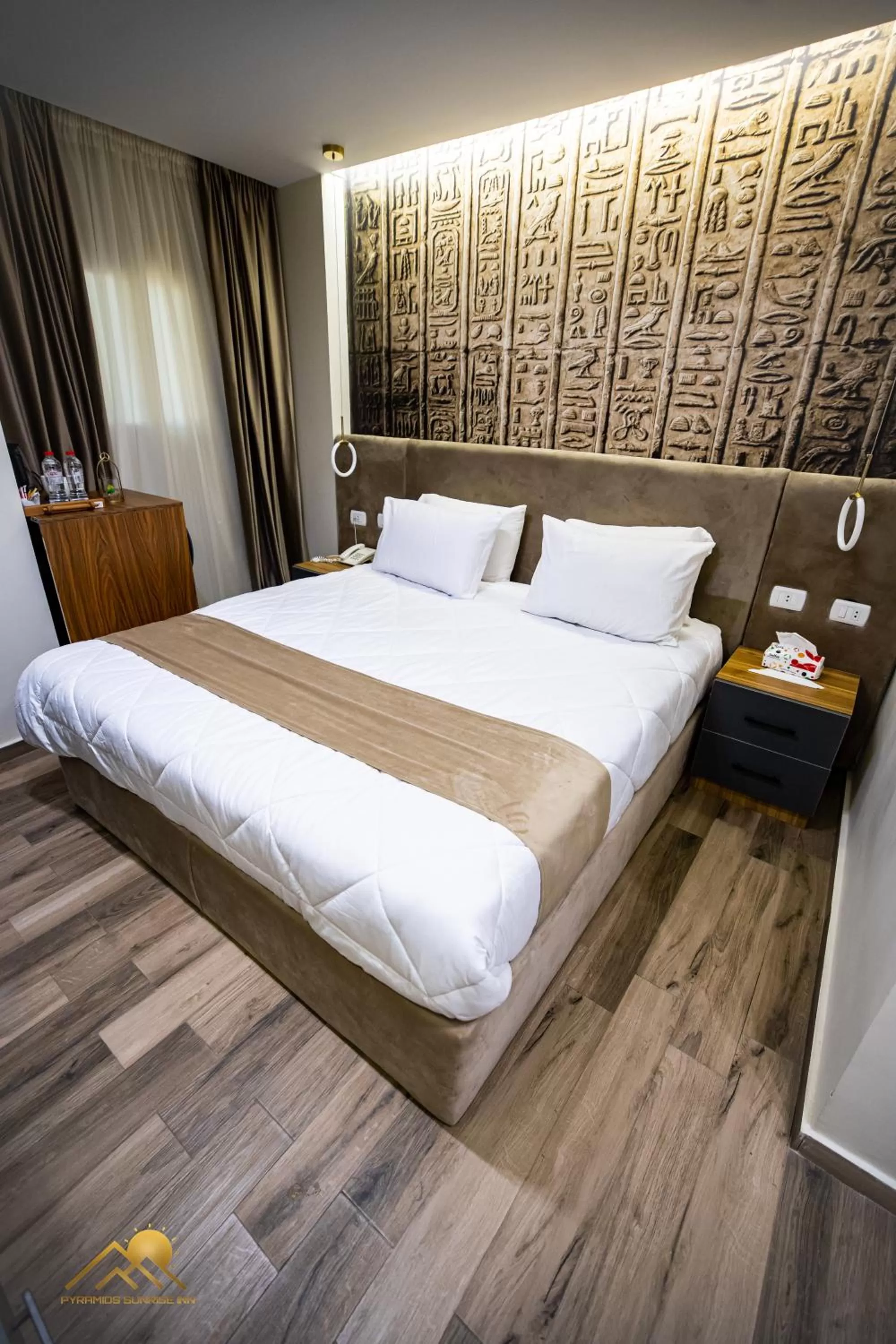 Bed in Pyramids sunrise inn