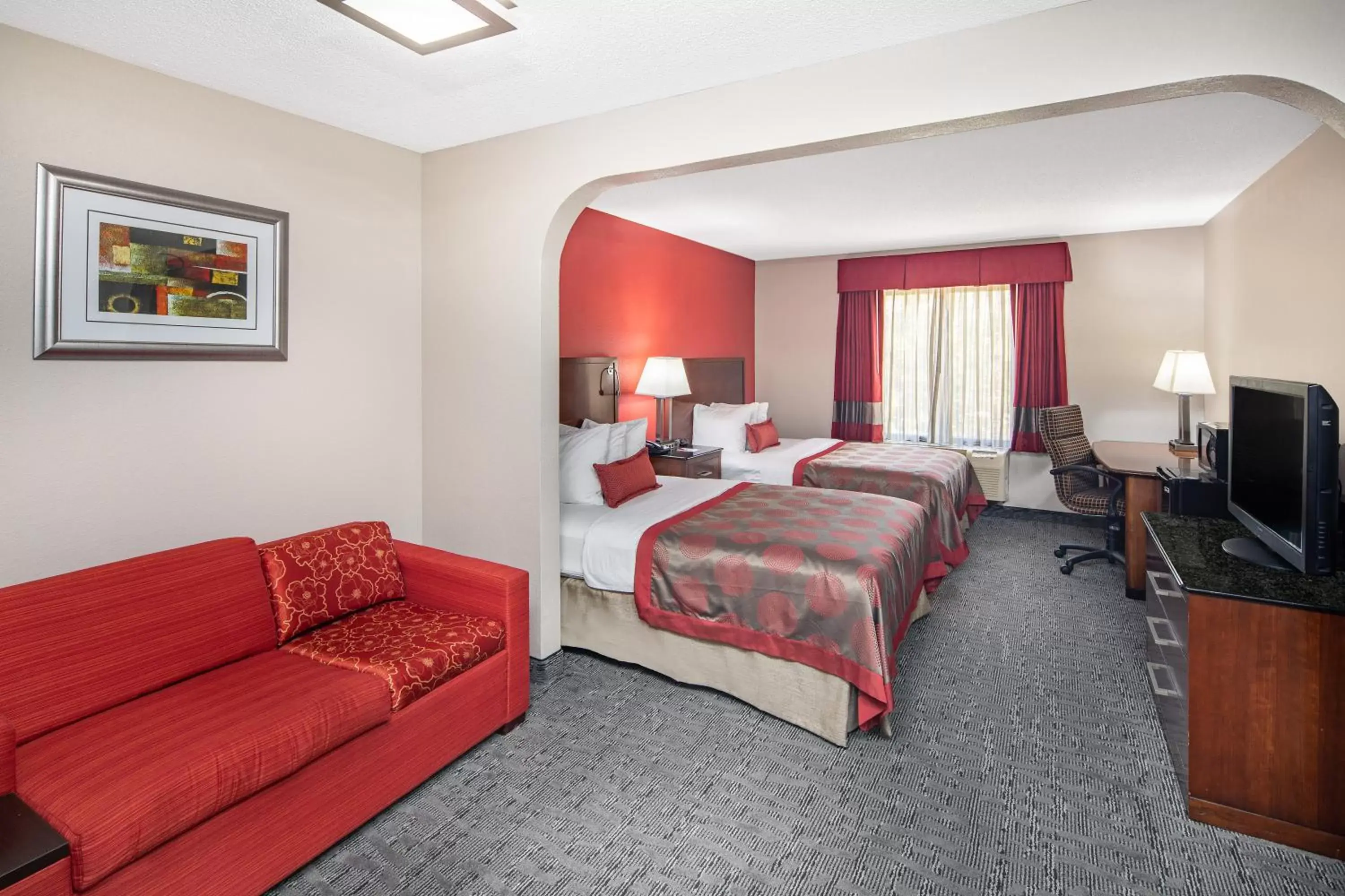 Studio Suite with Two Double Beds - Non-Smoking in Ramada by Wyndham Alpharetta Atlanta North Studio Suite with Two Double Beds - Non-Smoking in Ramada by Wyndham Alpharetta Atlanta North