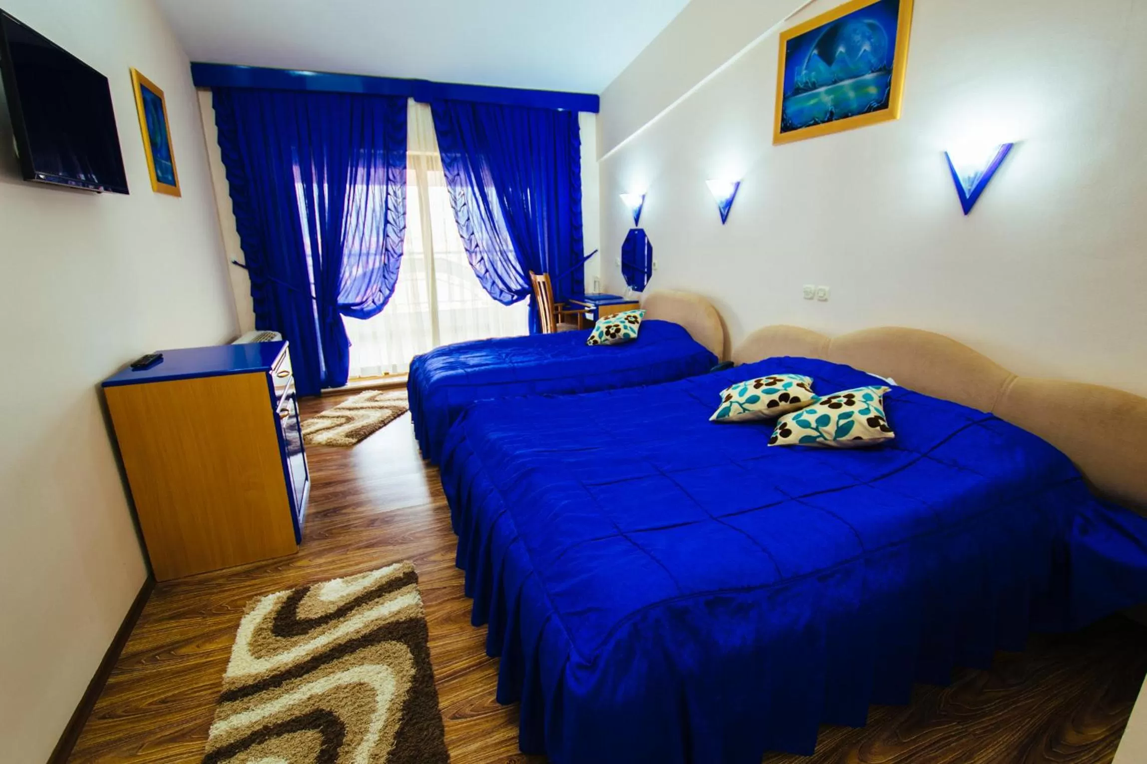 Bed in Hotel Kristal Palas