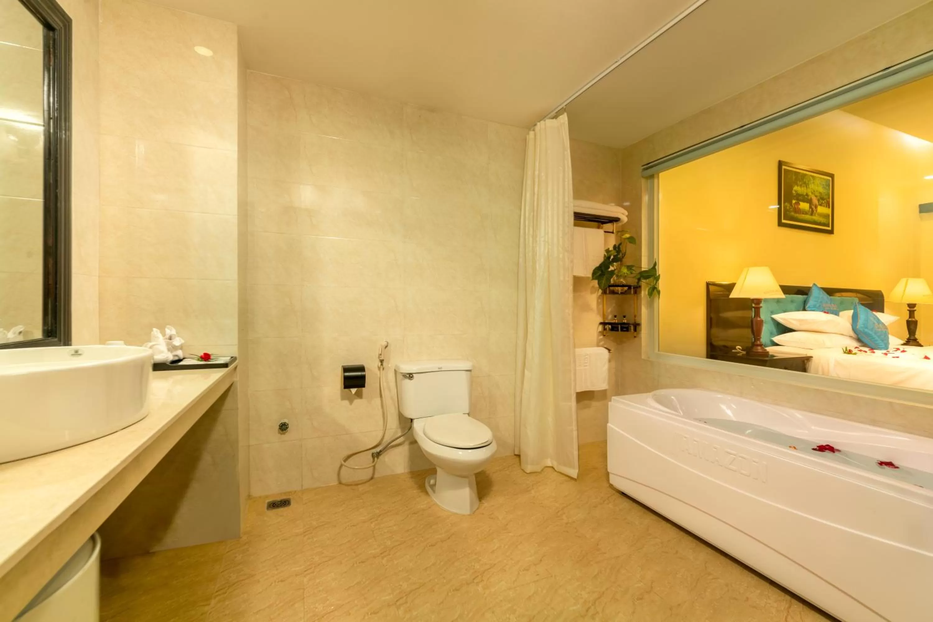 Bathroom, Bed in River Beach Resort & Residences