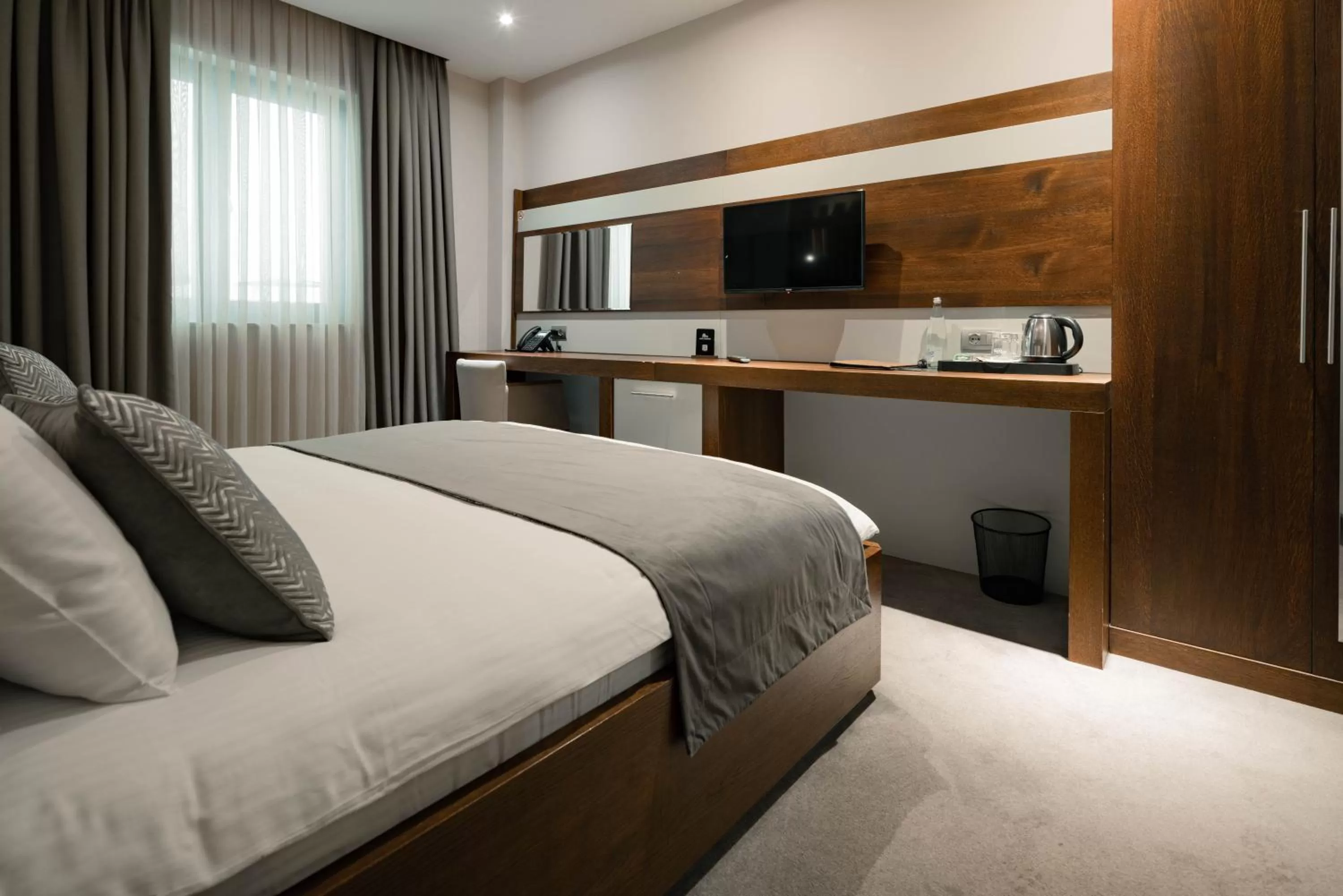 Bed in Hotel Prishtina