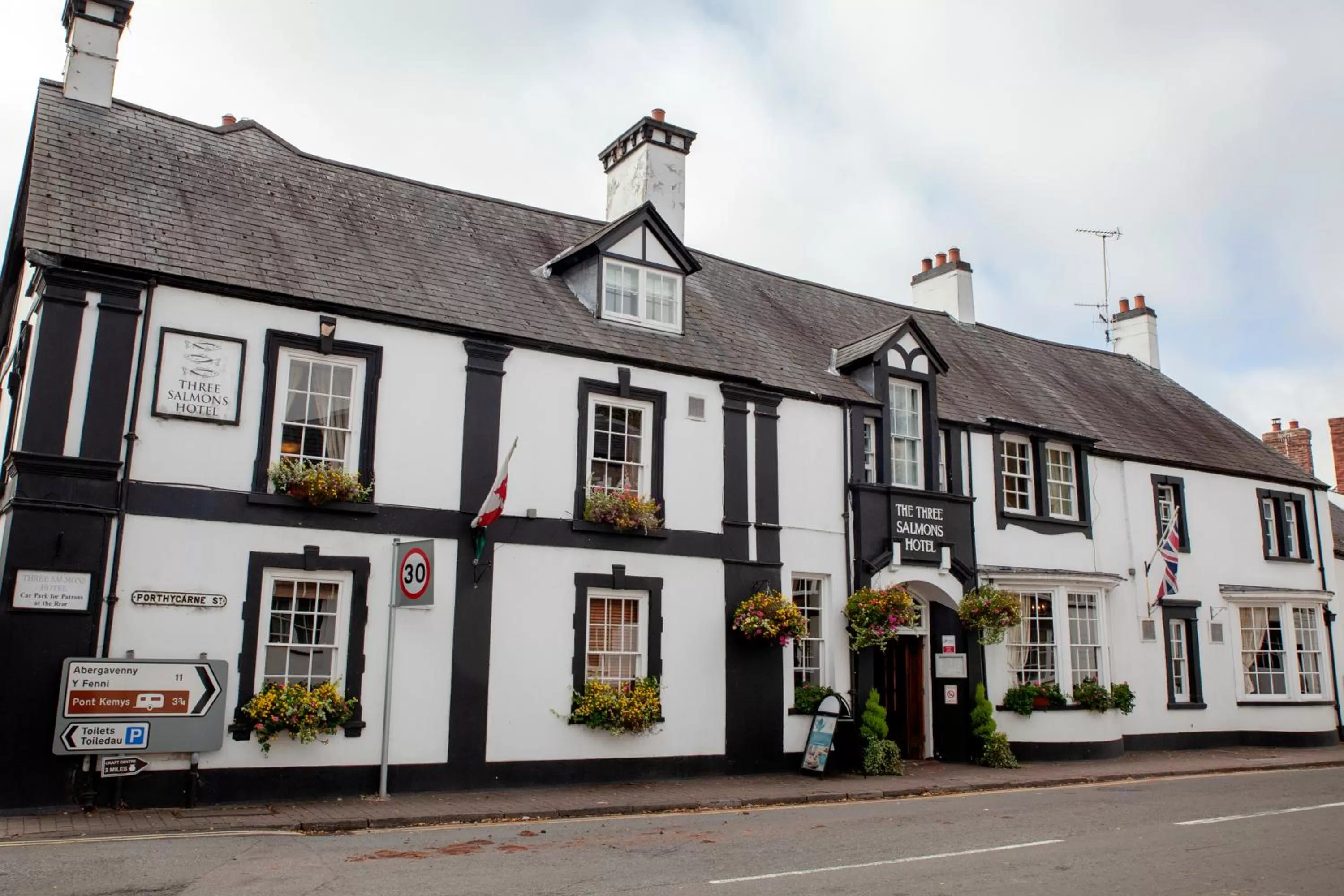 Property building in Three Salmons Hotel