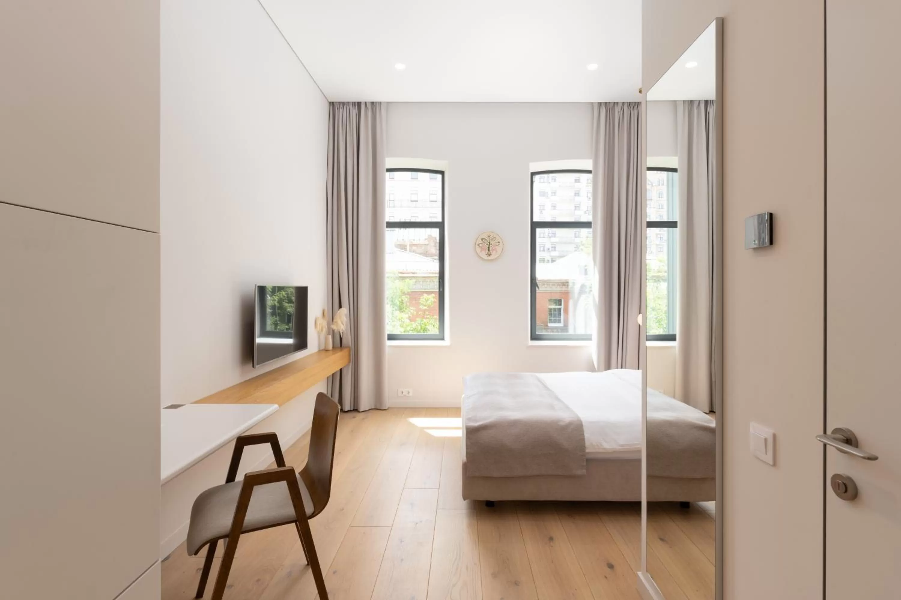 View (from property/room), Bed in Sophia Hotel Kyiv