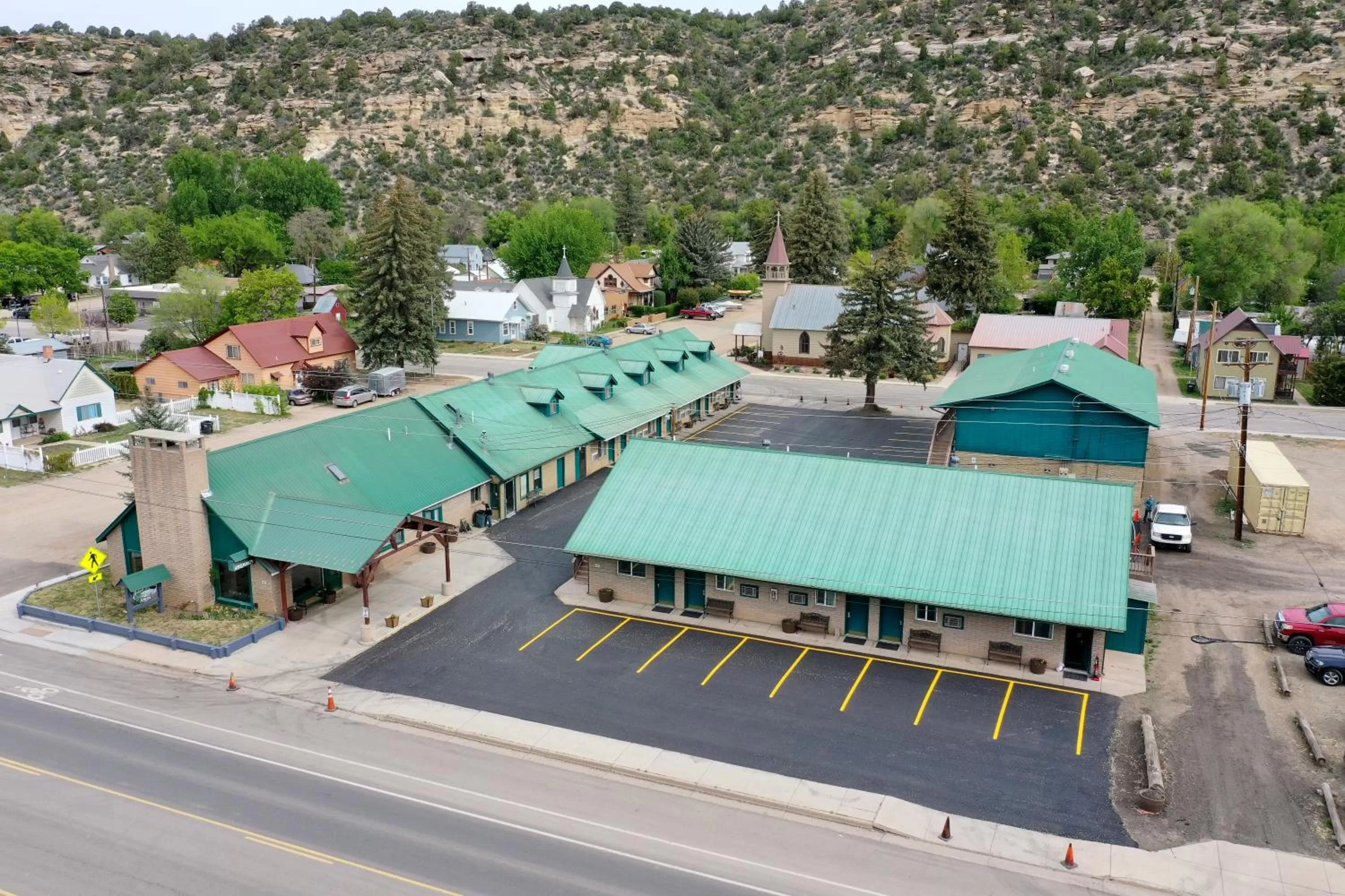 Floor plan, Bird's-eye View in Dolores Mountain Inn