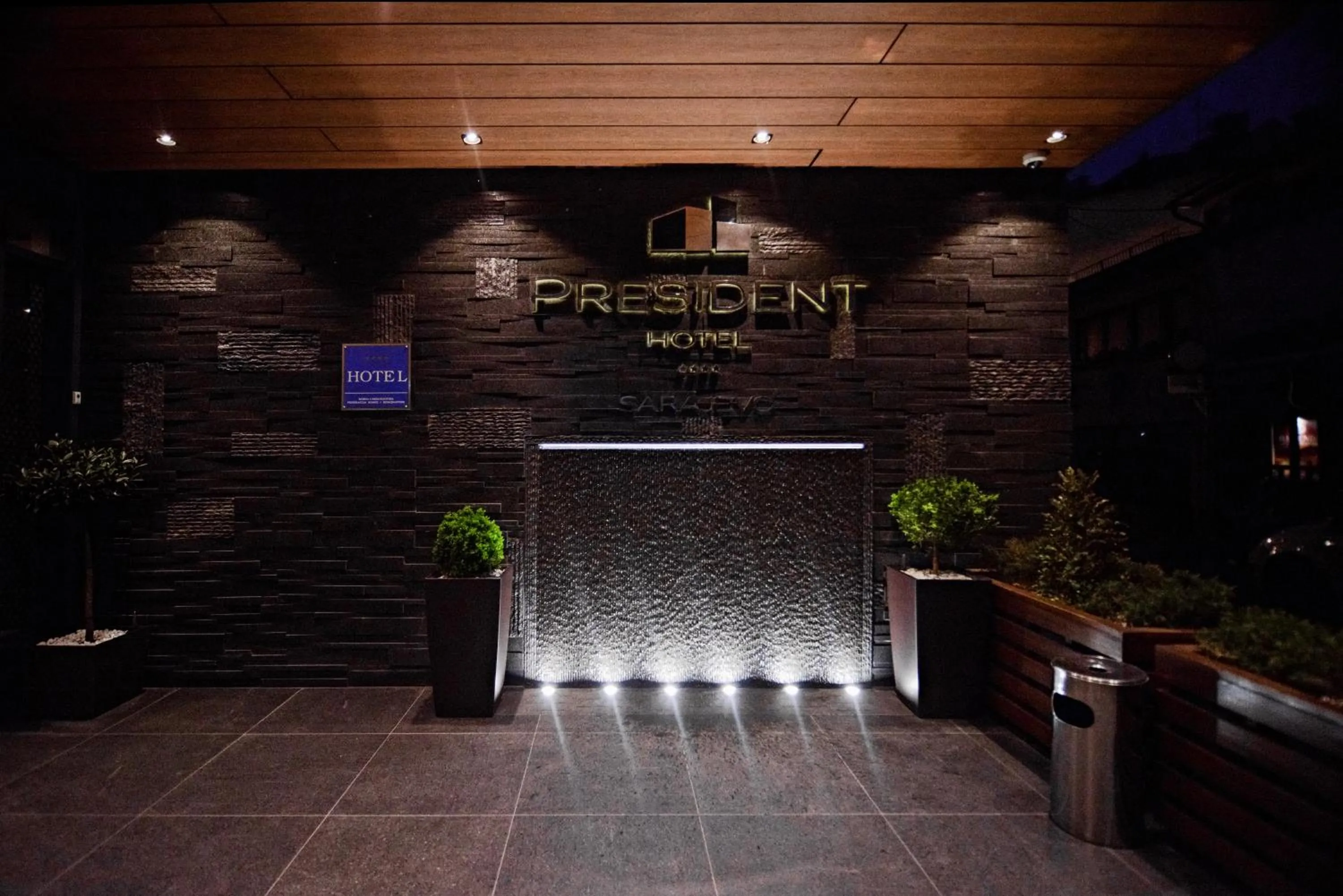Facade/entrance in Hotel President Sarajevo