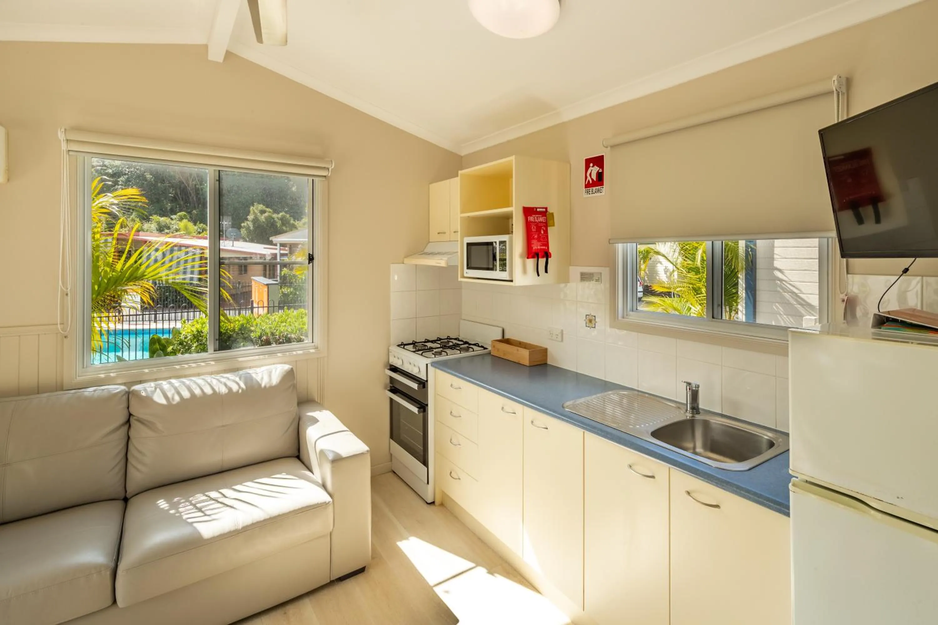 Kitchen or kitchenette in Ingenia Holidays Nambucca Heads