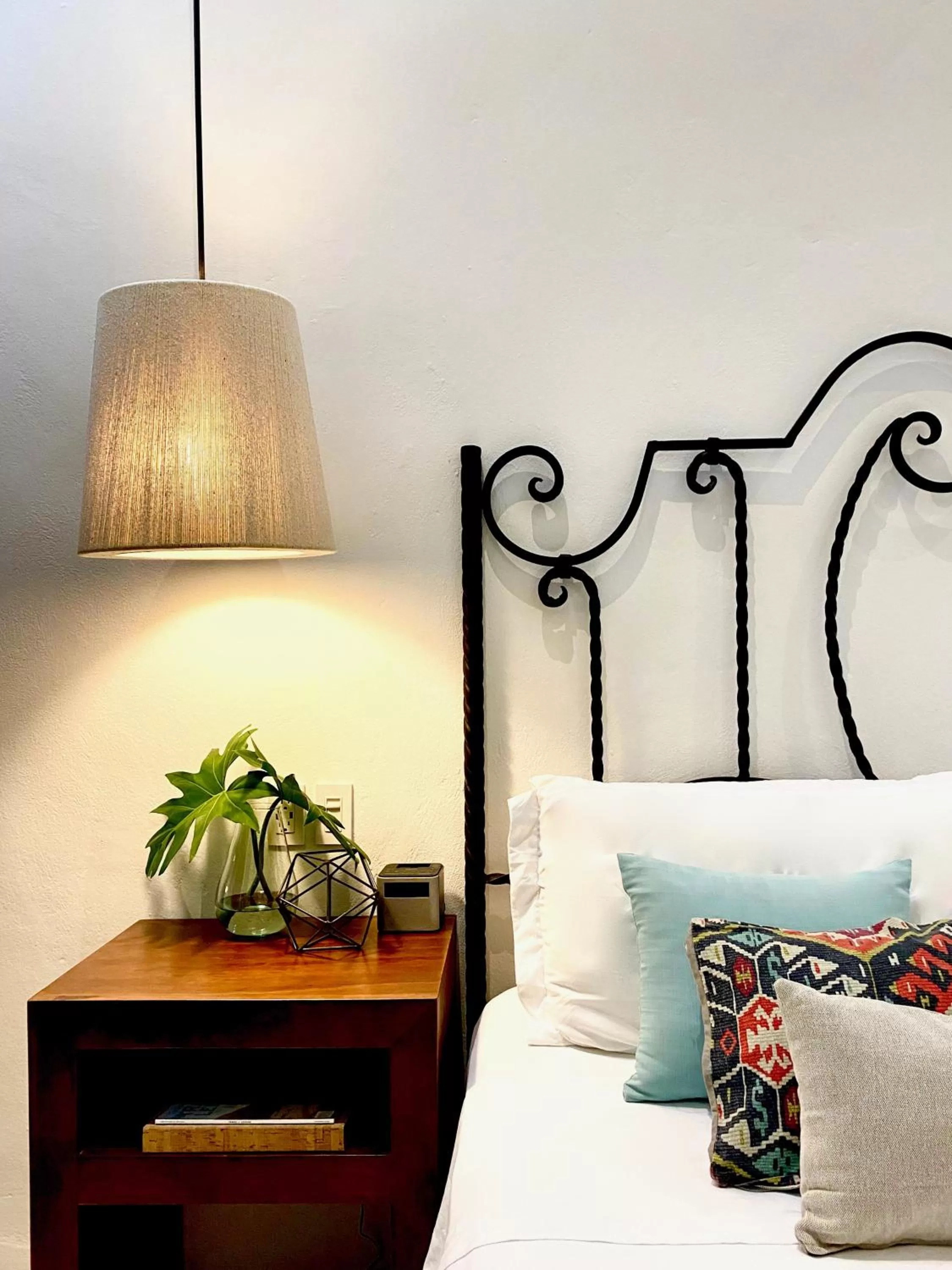 Decorative detail, Bed in The Diplomat Boutique Hotel