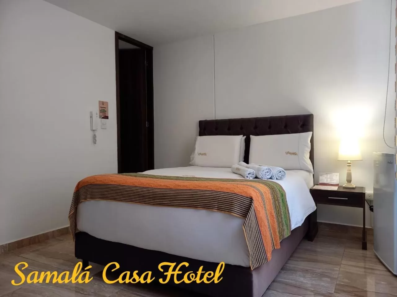 Bed in Samalá Casa Hotel