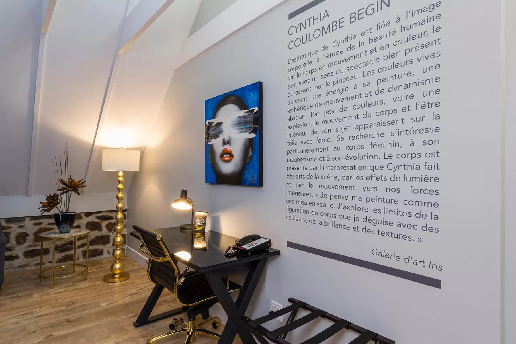 Living room in Maison Otis