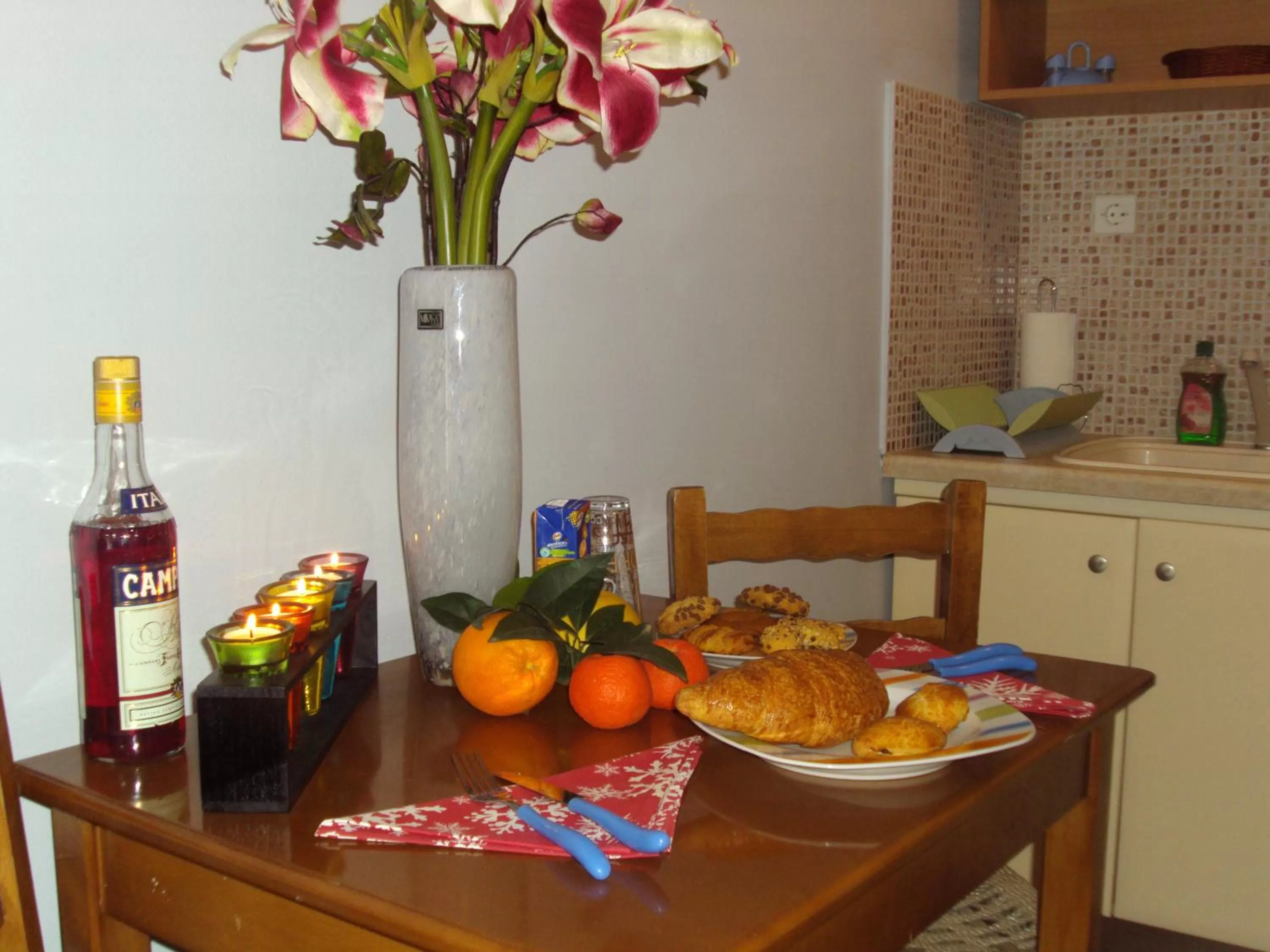 Kitchen or kitchenette in Hotel Vasilis Nafplio