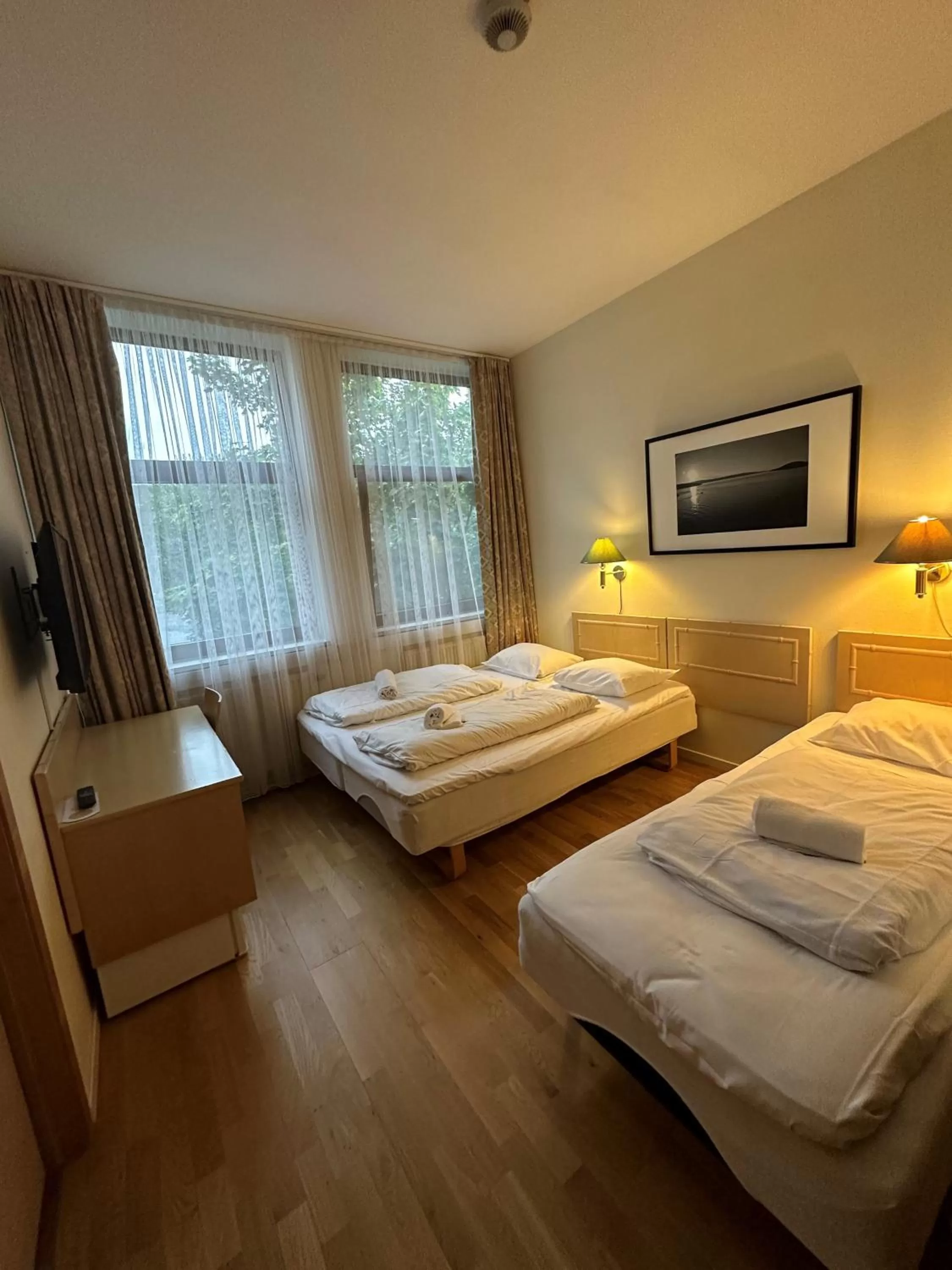 Bed in Mitt hotell & apartments