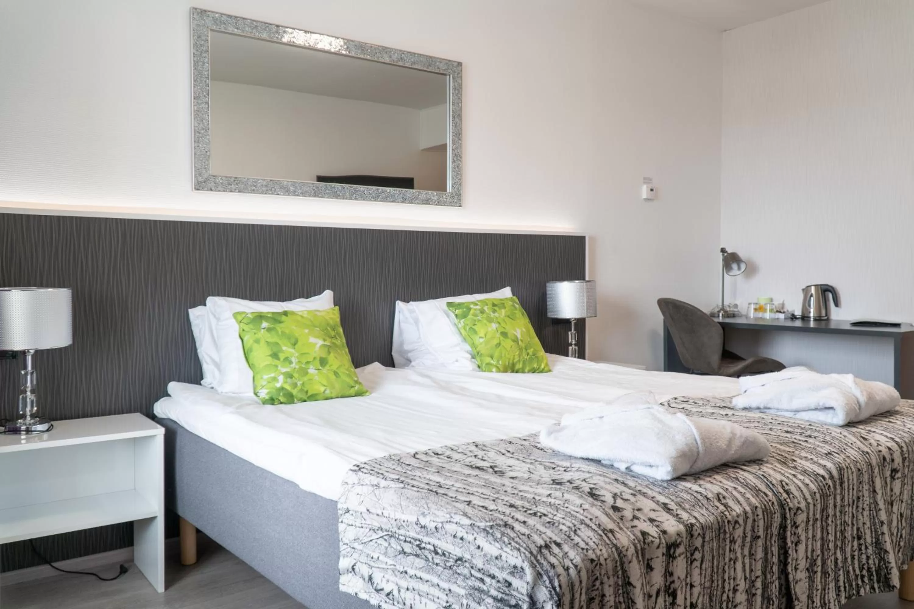 Bed in Spa Hotel Kunnonpaikka