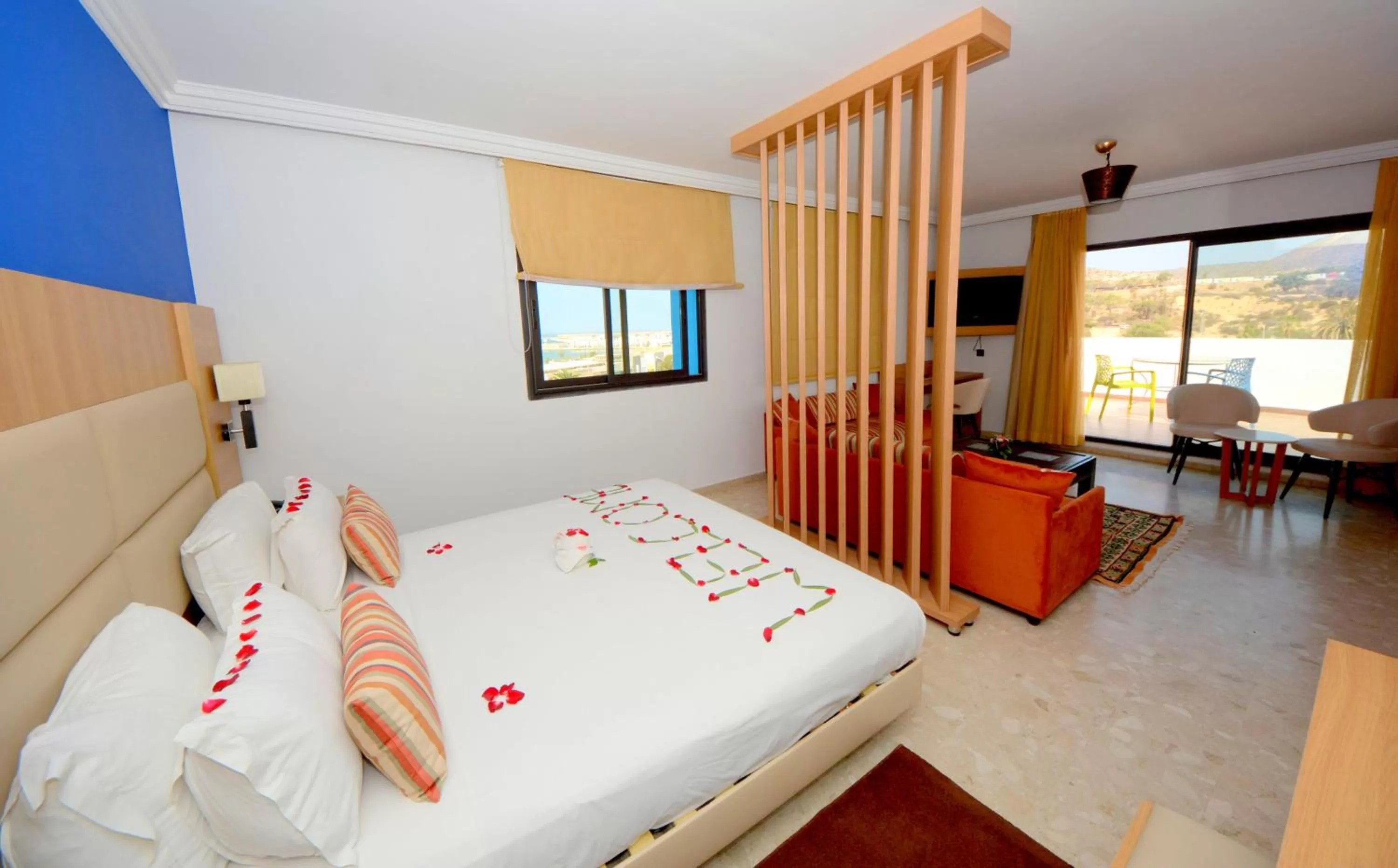 Photo of the whole room, Bed in Oasis Hotel & Spa