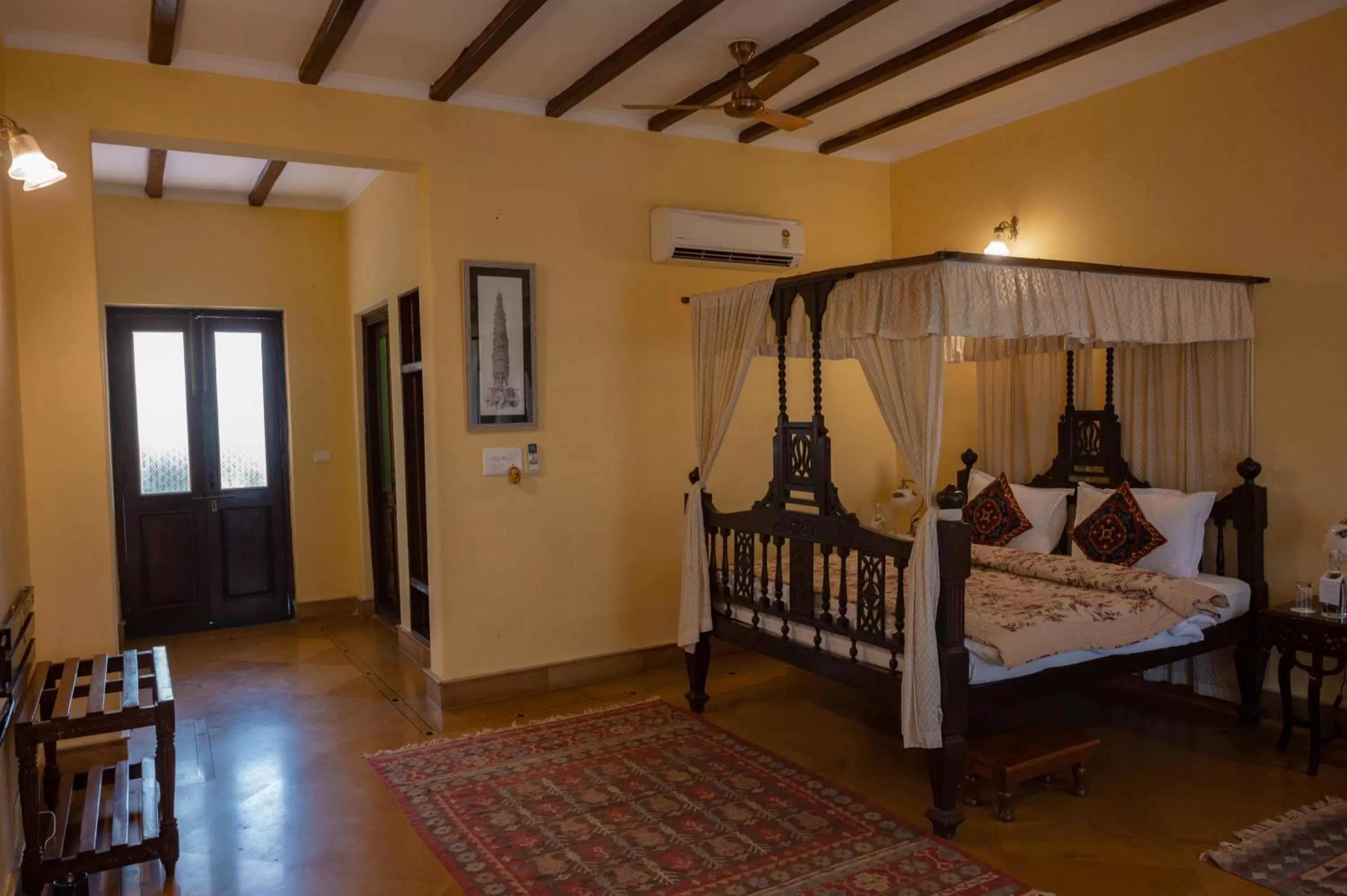 Bed in Tree of Life Resort Dehradun Foothills