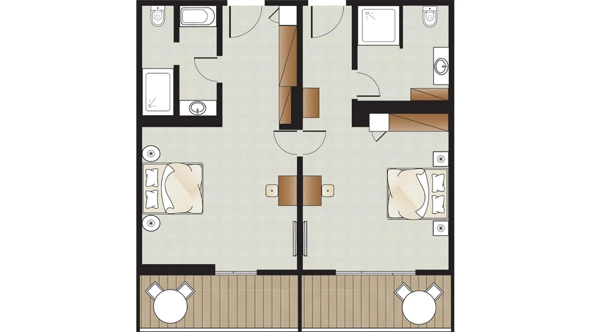 Floor plan in Amirandes, A Grecotel Resort to Live