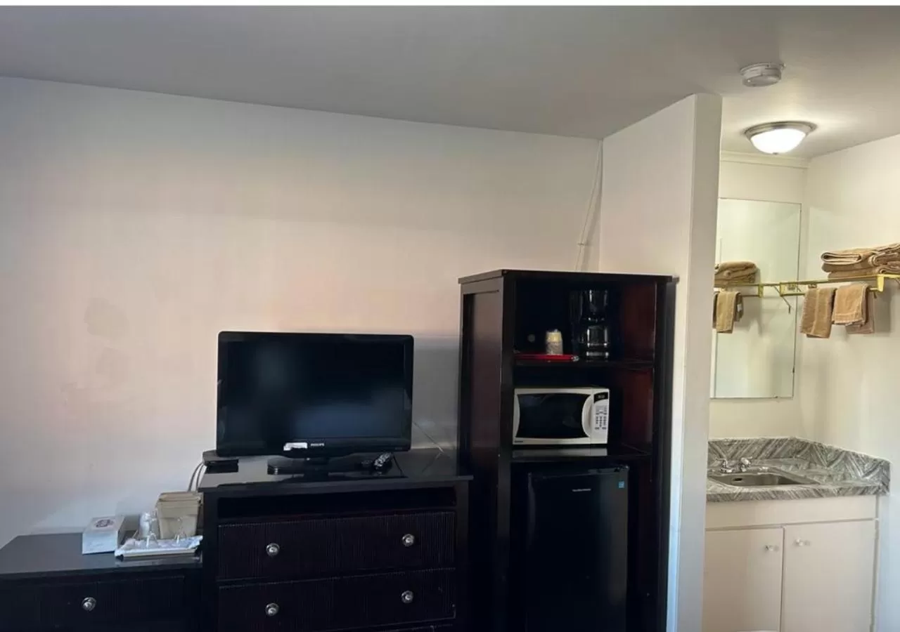 hair dresser, TV/Entertainment Center in NORTHERN MOTEL