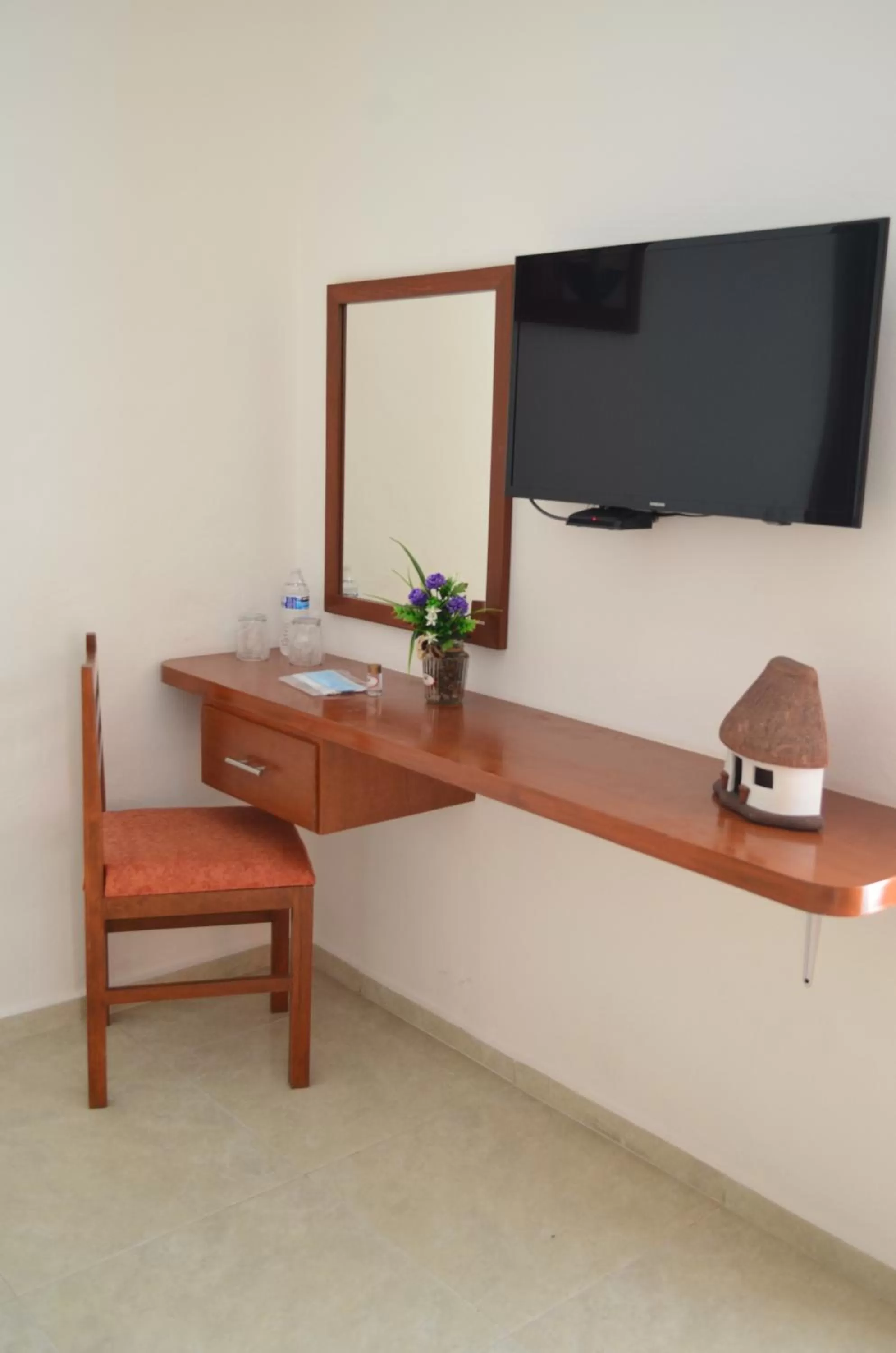 TV/Entertainment Center in Hotel Real Mercedes