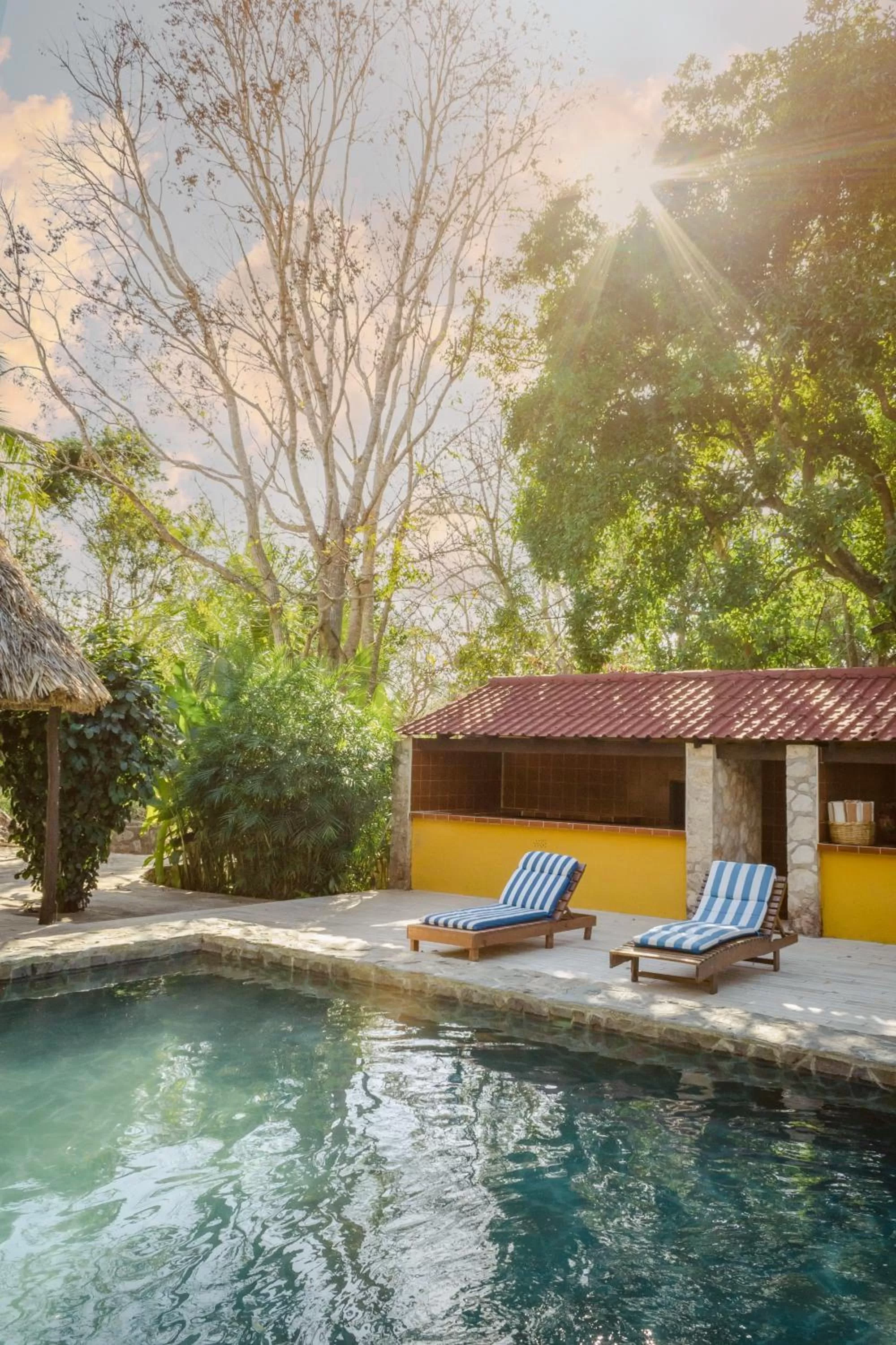 Swimming pool in Hacienda San Miguel Yucatan
