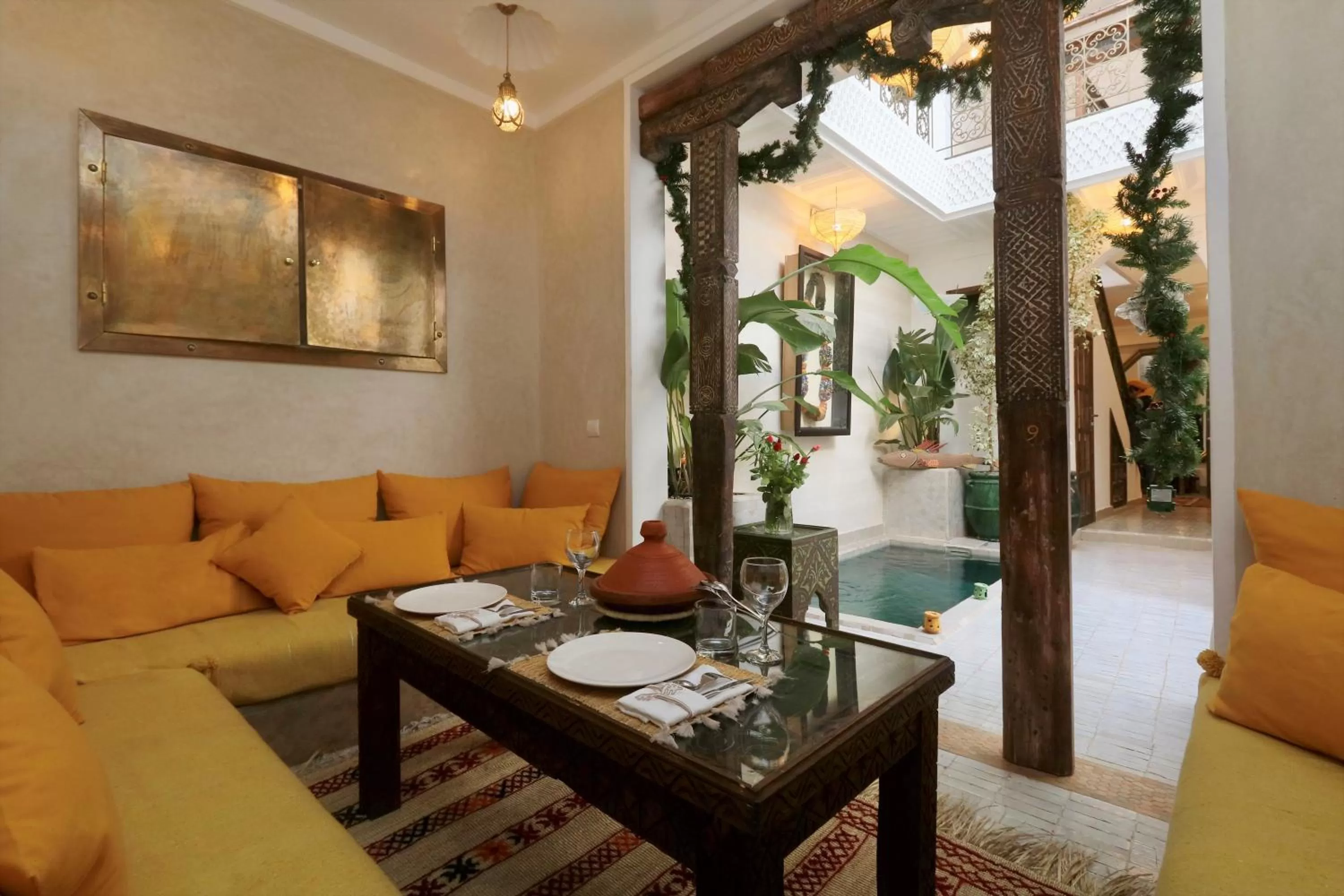 Living room in Riad Beata Bed & Breakfast