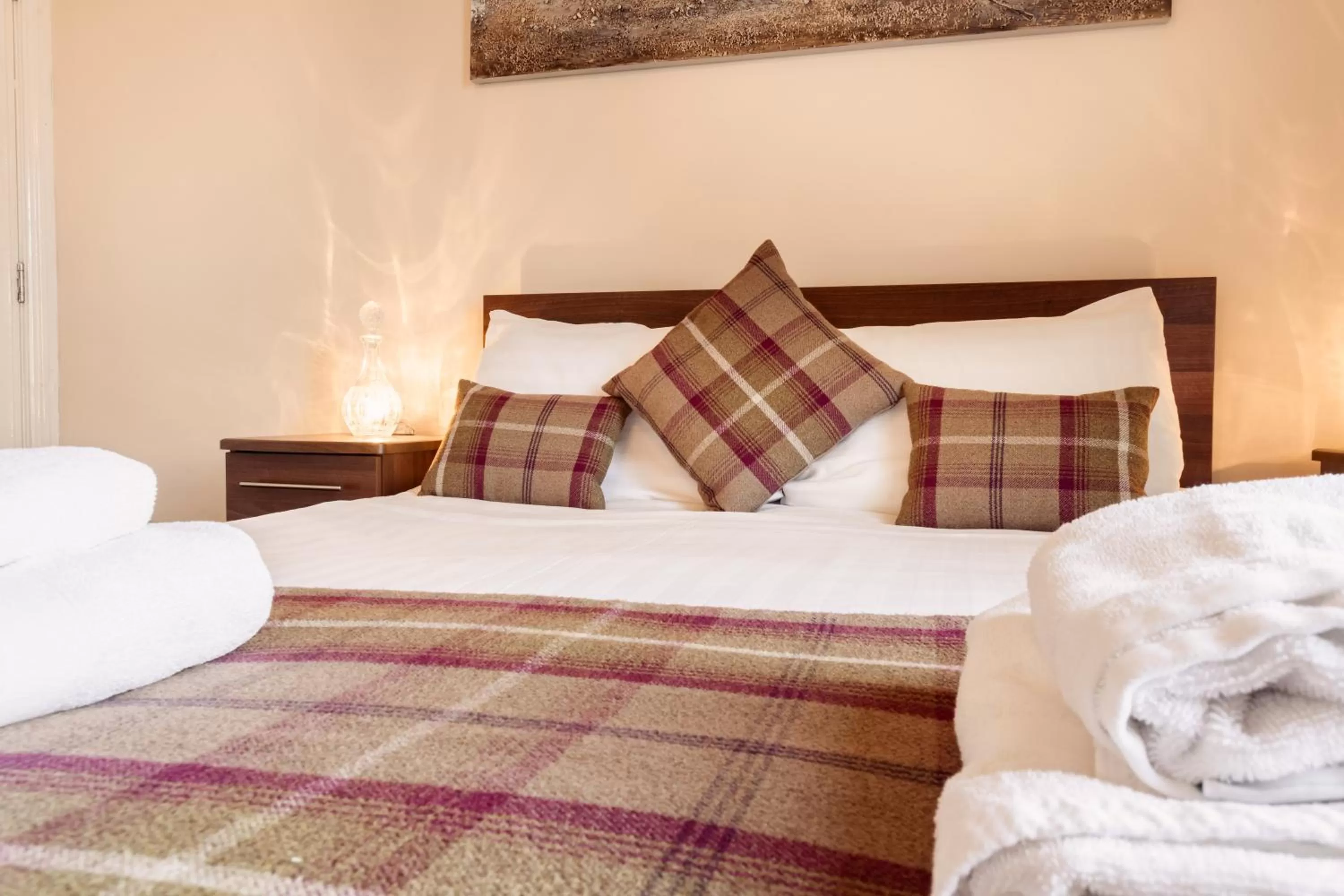 Bed in Manor House Hotel Holy Island