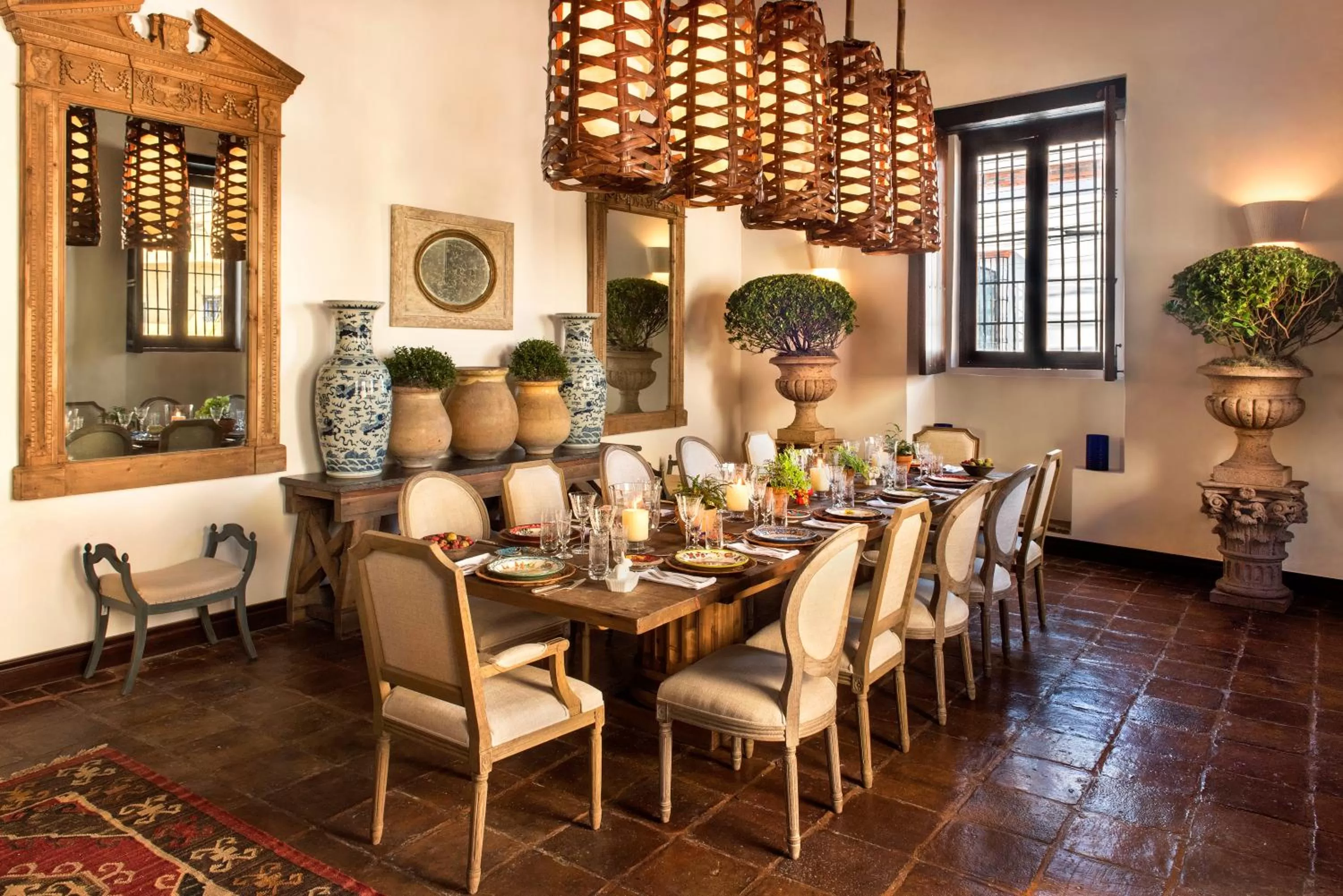 Dining area in Casas del XVI