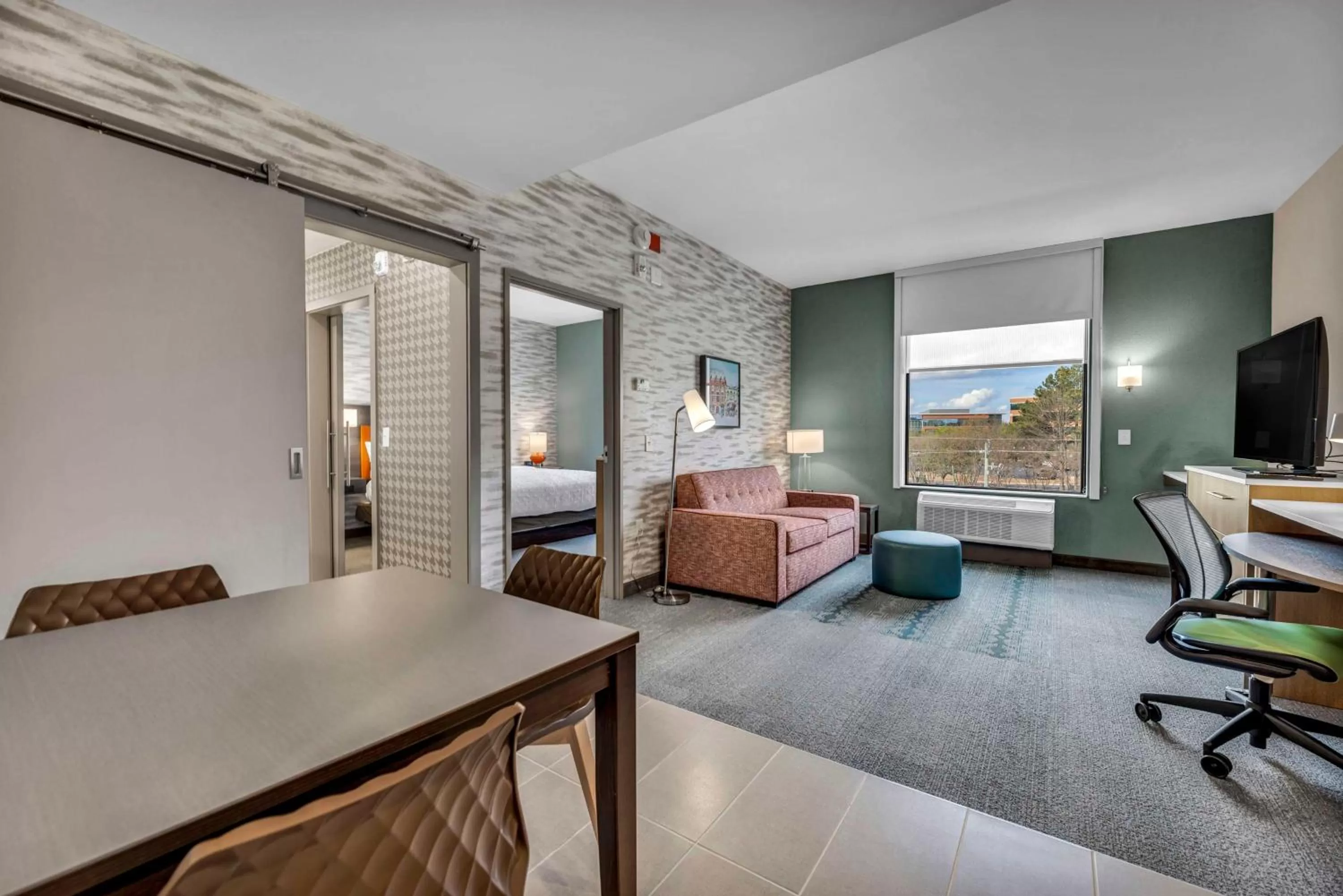 Photo of the whole room in Home2 Suites by Hilton Raleigh West Lenovo Center