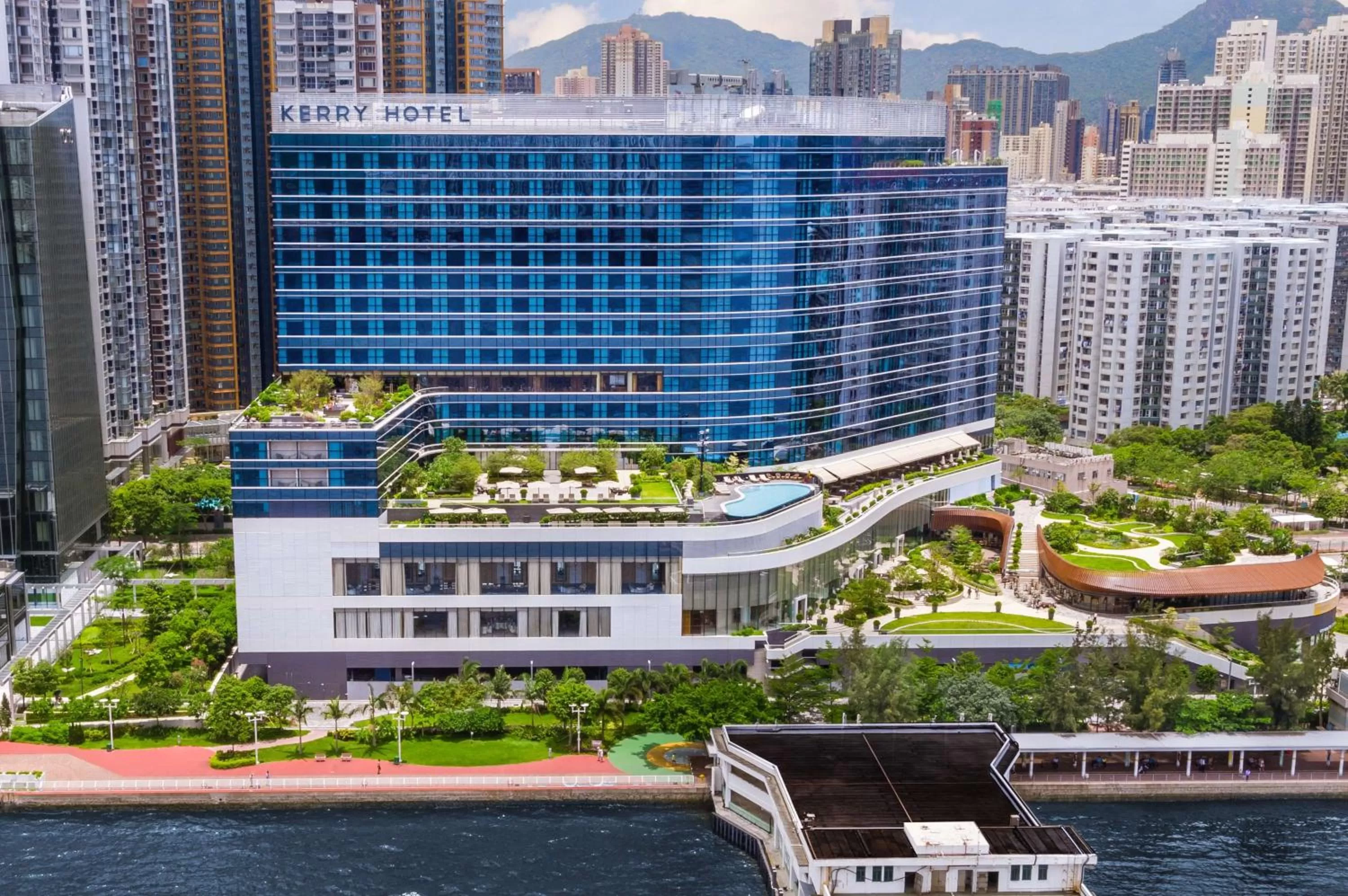 Property building in Kerry Hotel Hong Kong by Shangri-la