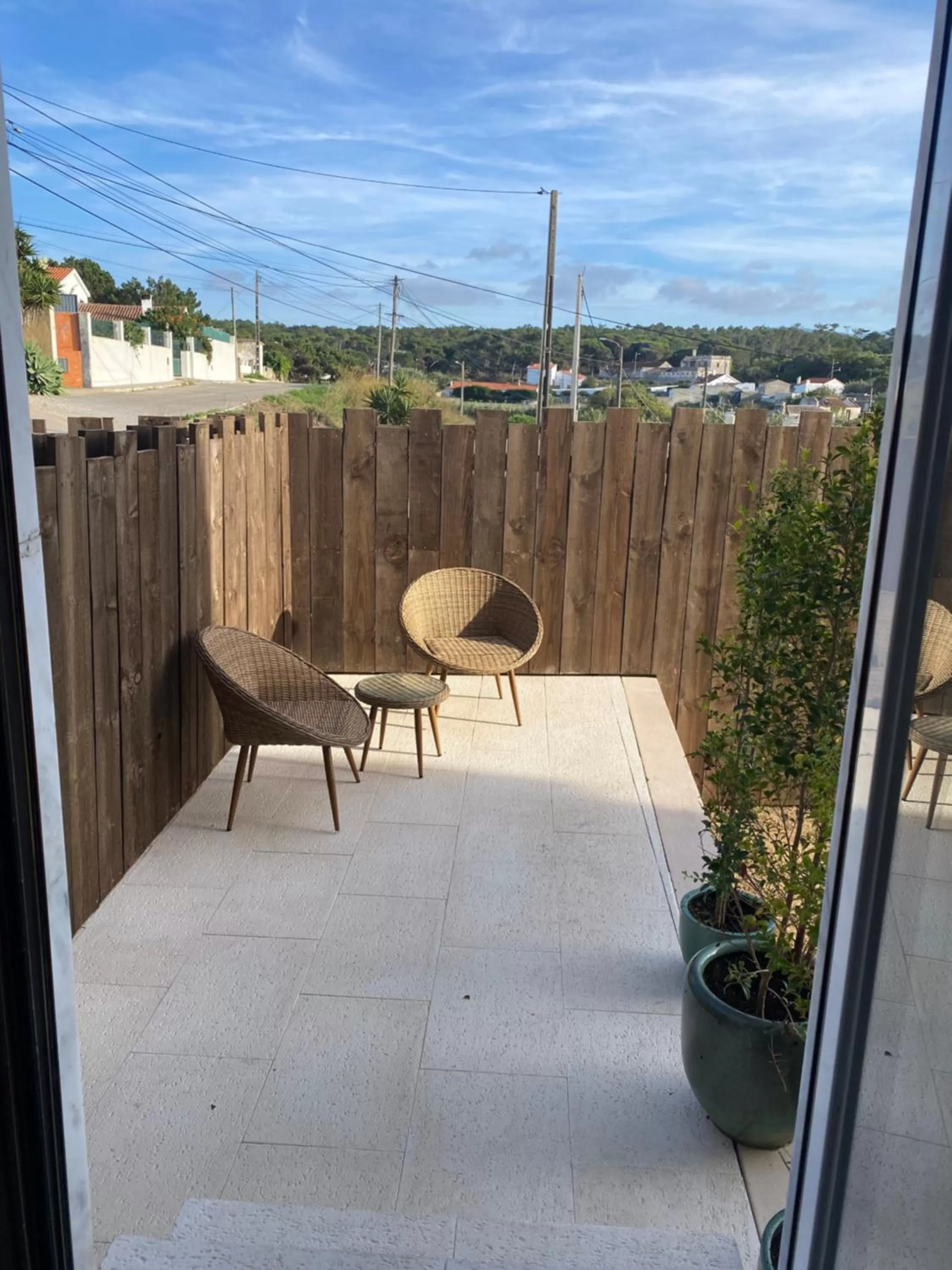 Patio in Azenhas do Mar Valley House