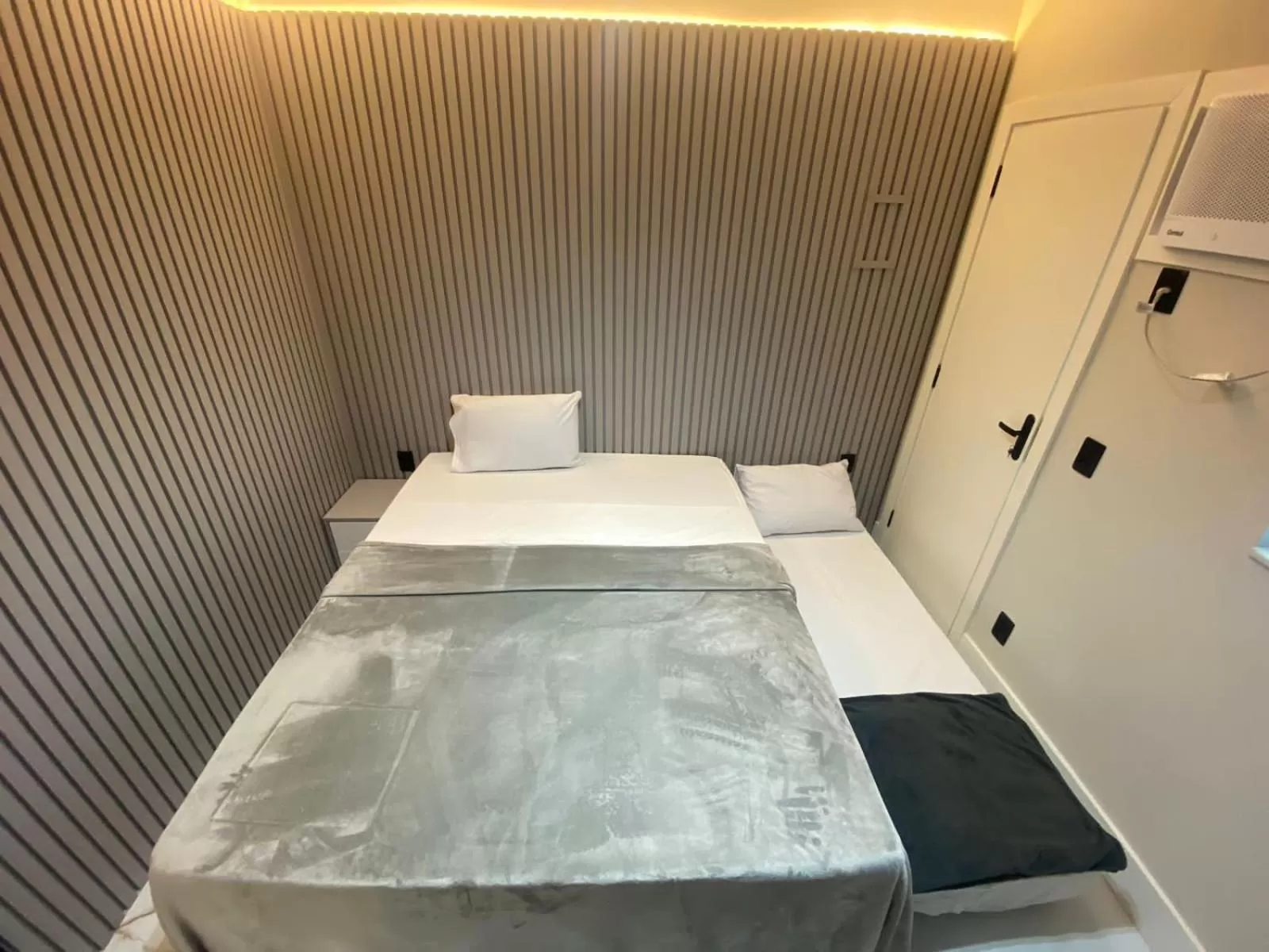 Bed in Pousada Água Marinha